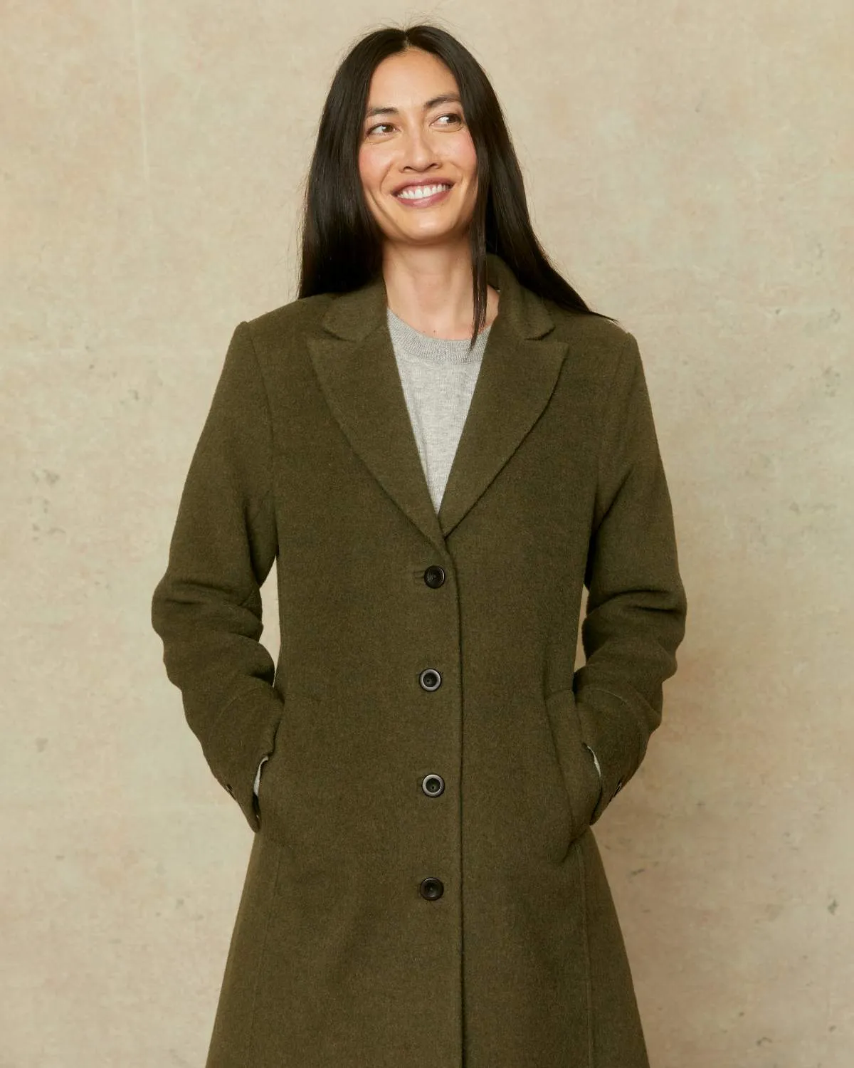 The Vera Coat | Forest sold by Christy Dawn