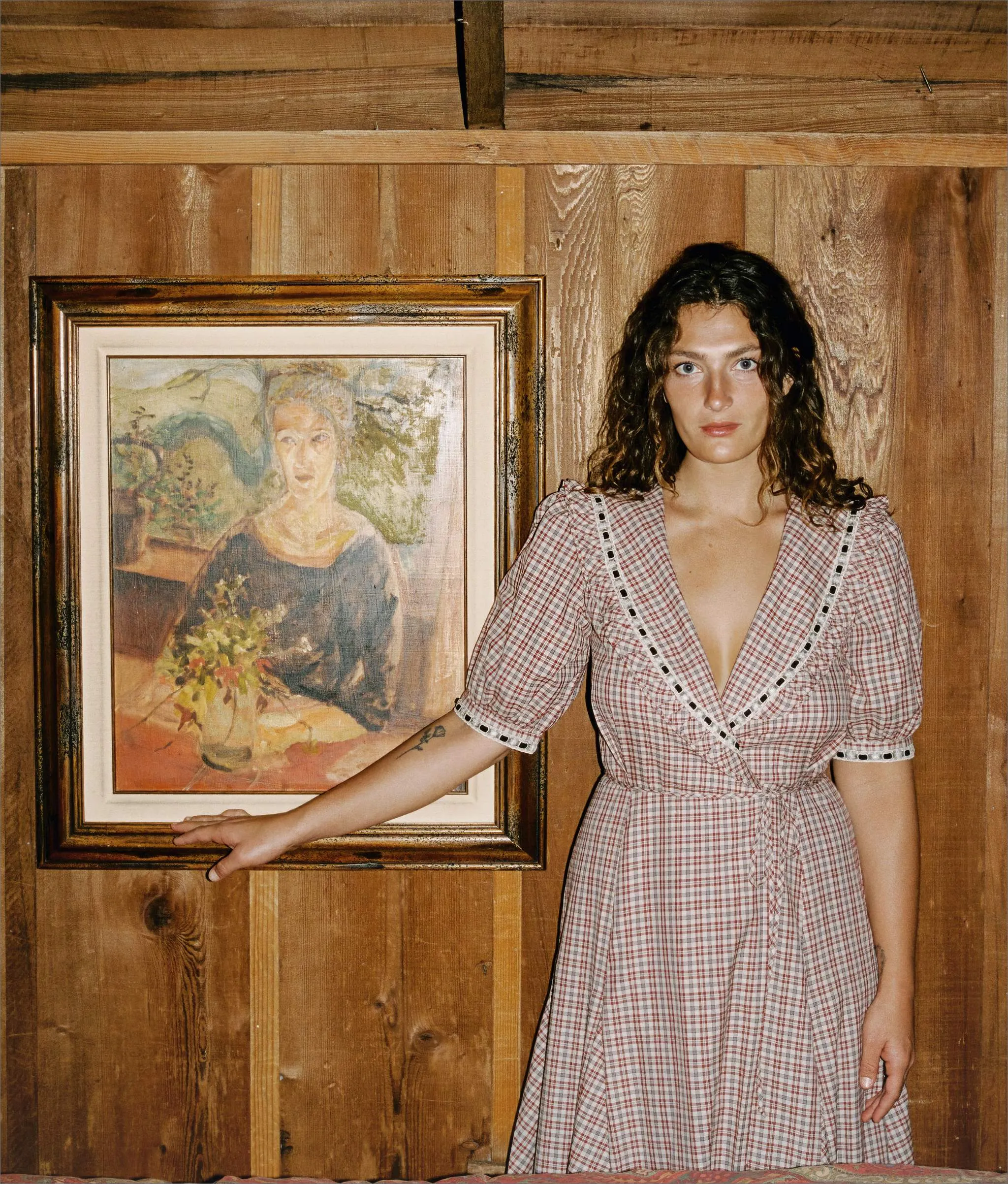 The Rachel Dress | Ruby Plaid sold by Christy Dawn product image thumbnail 4