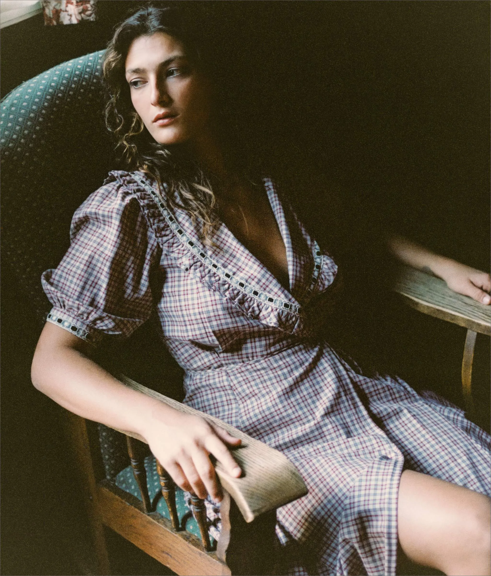 The Rachel Dress | Ruby Plaid sold by Christy Dawn product image thumbnail 2