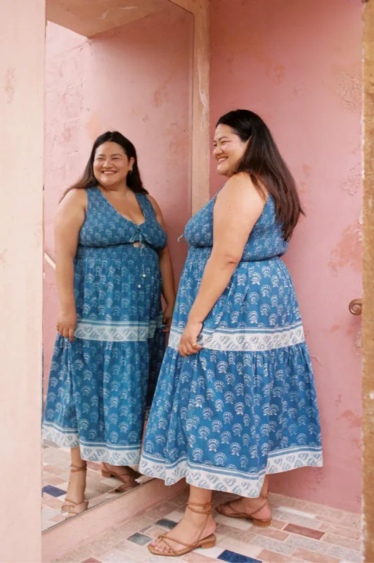 The Mika Dress Extended | Ocean Seashell sold by Christy Dawn