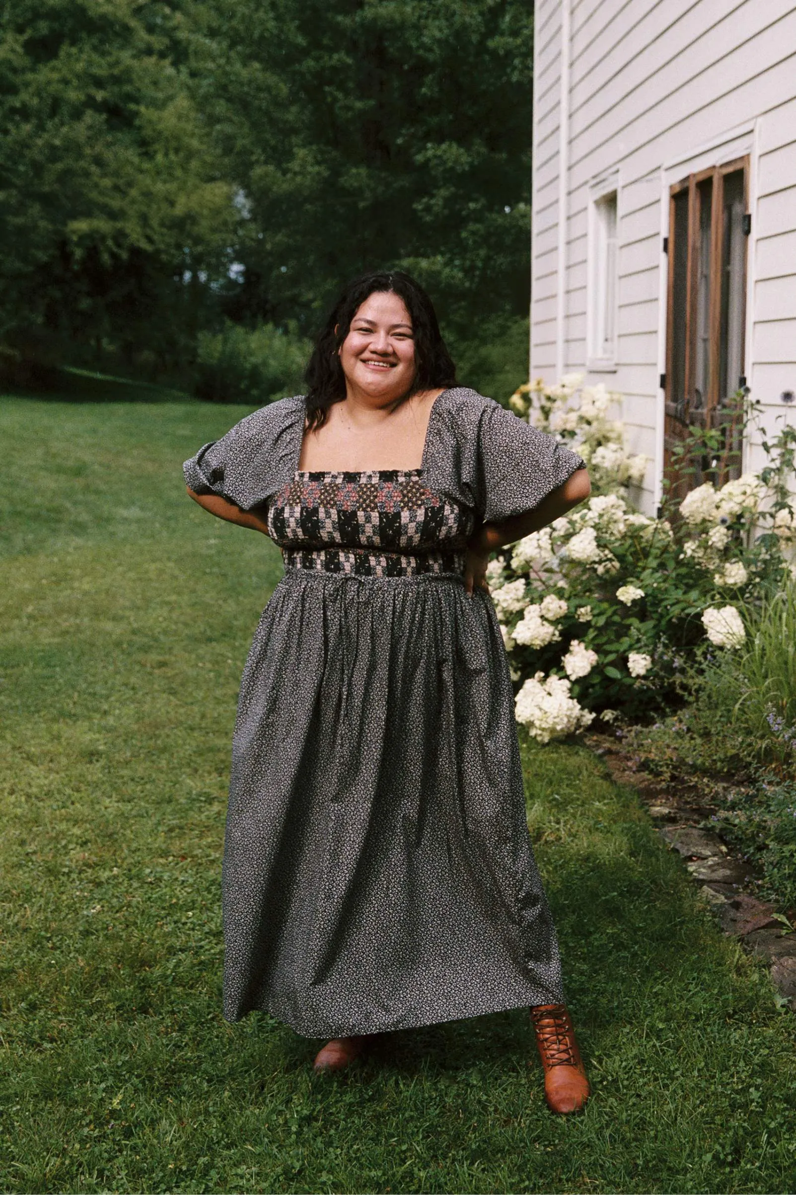 The Katrina Dress Extended | Harvest Patchwork sold by Christy Dawn product image thumbnail 2