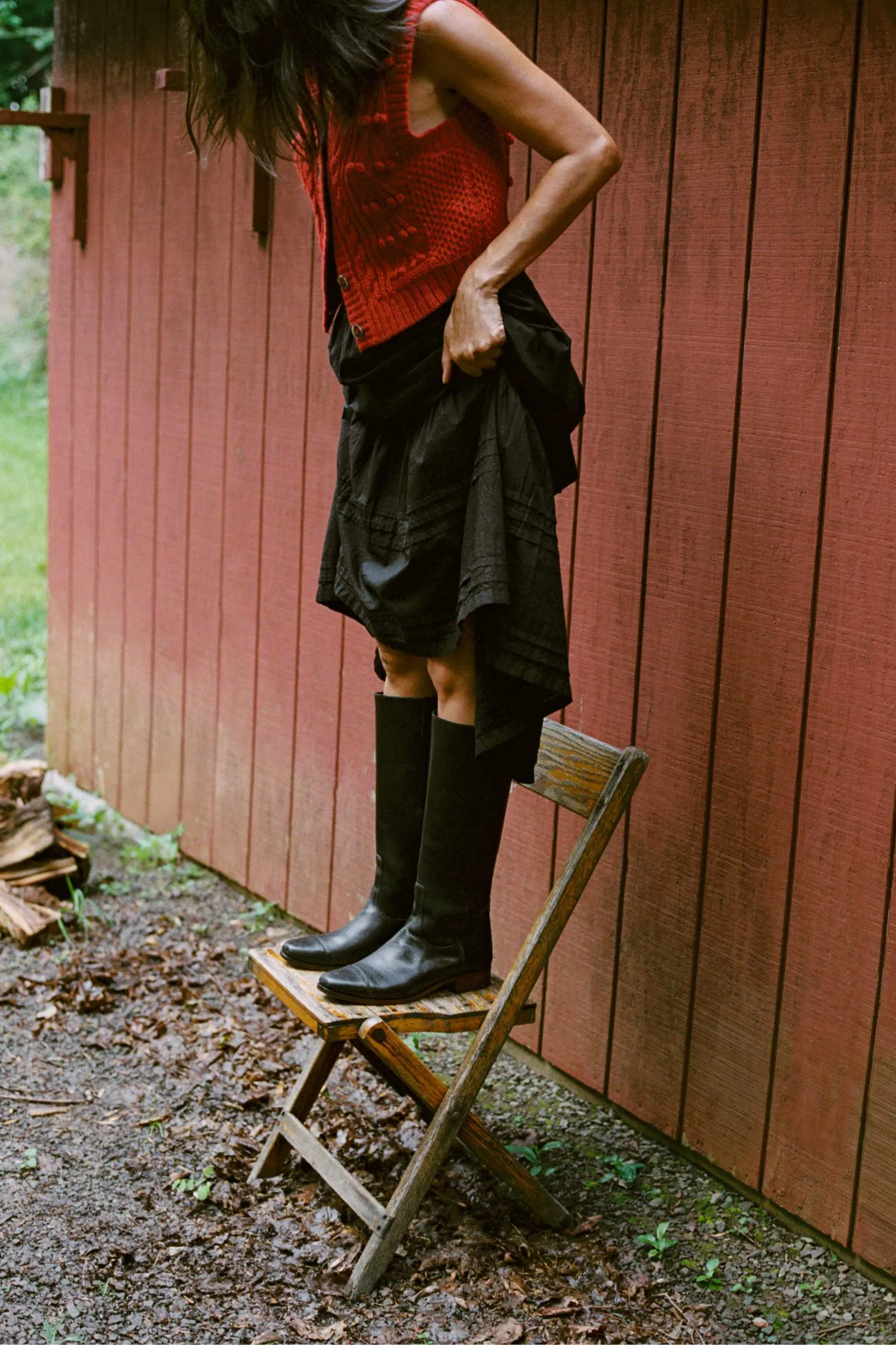 The Yoko Boot | Noir sold by Christy Dawn product image thumbnail 4