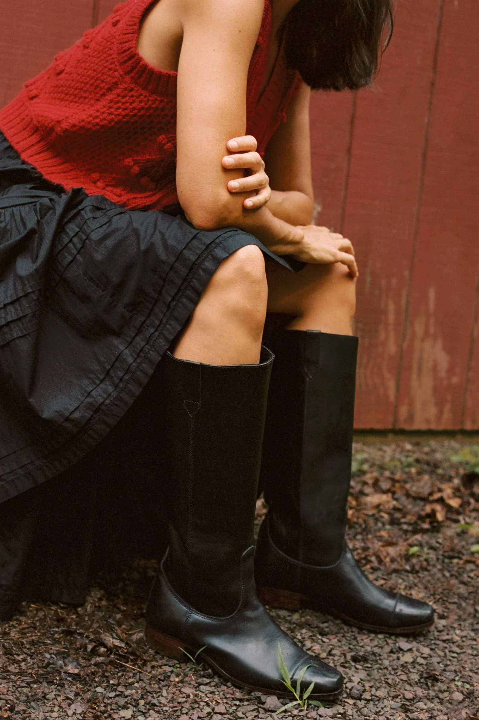 The Yoko Boot | Noir sold by Christy Dawn product image thumbnail 3