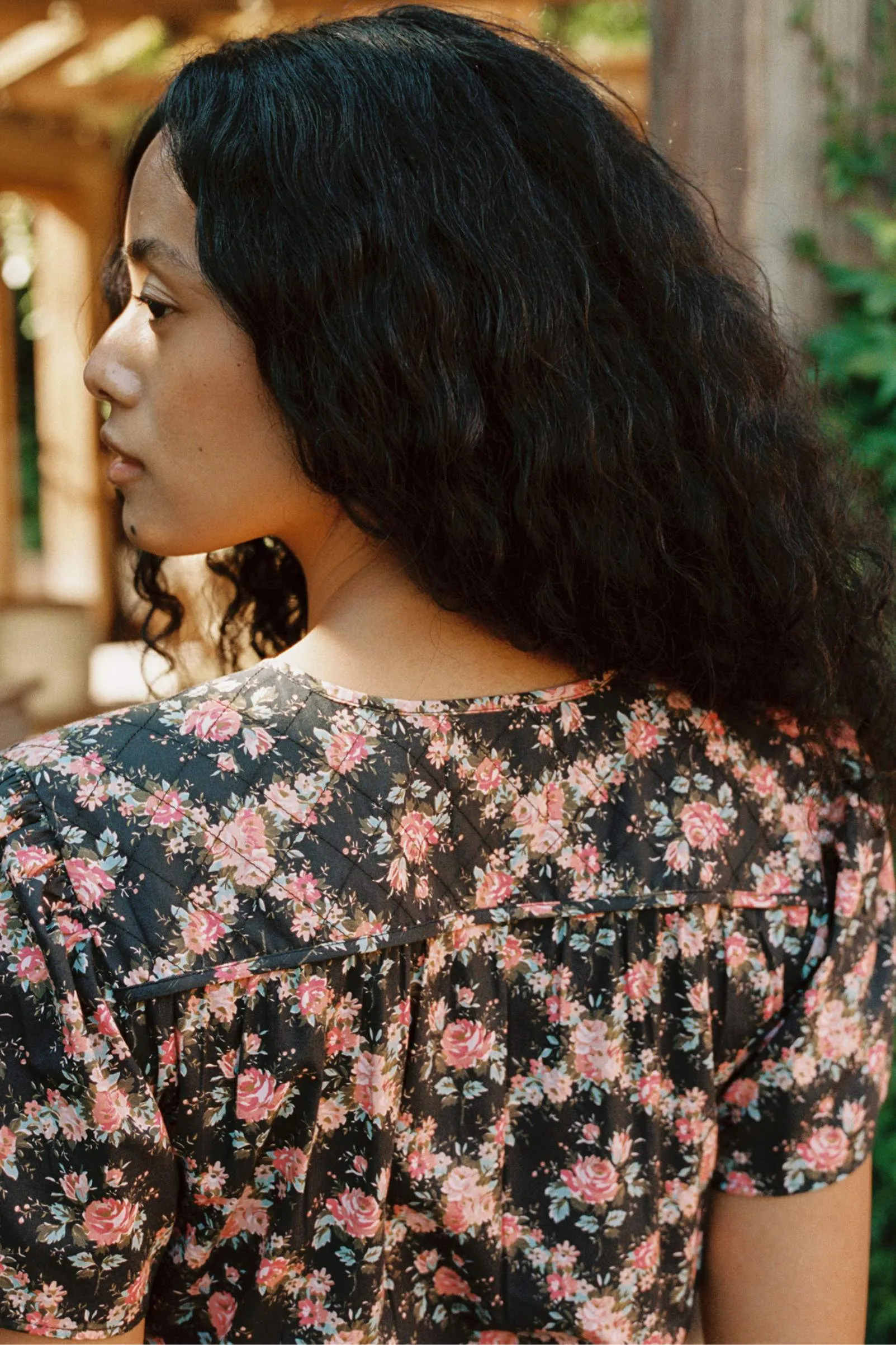 The Dawn Dress Petites | Night Rose Lattice sold by Christy Dawn product image thumbnail 5