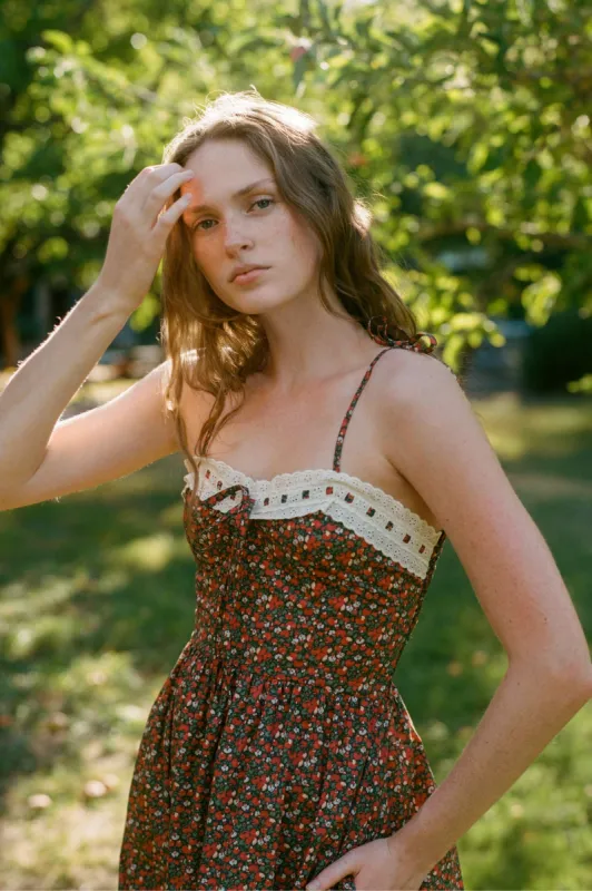 The Emma Dress | Evergreen Apple Harvest sold by Christy Dawn