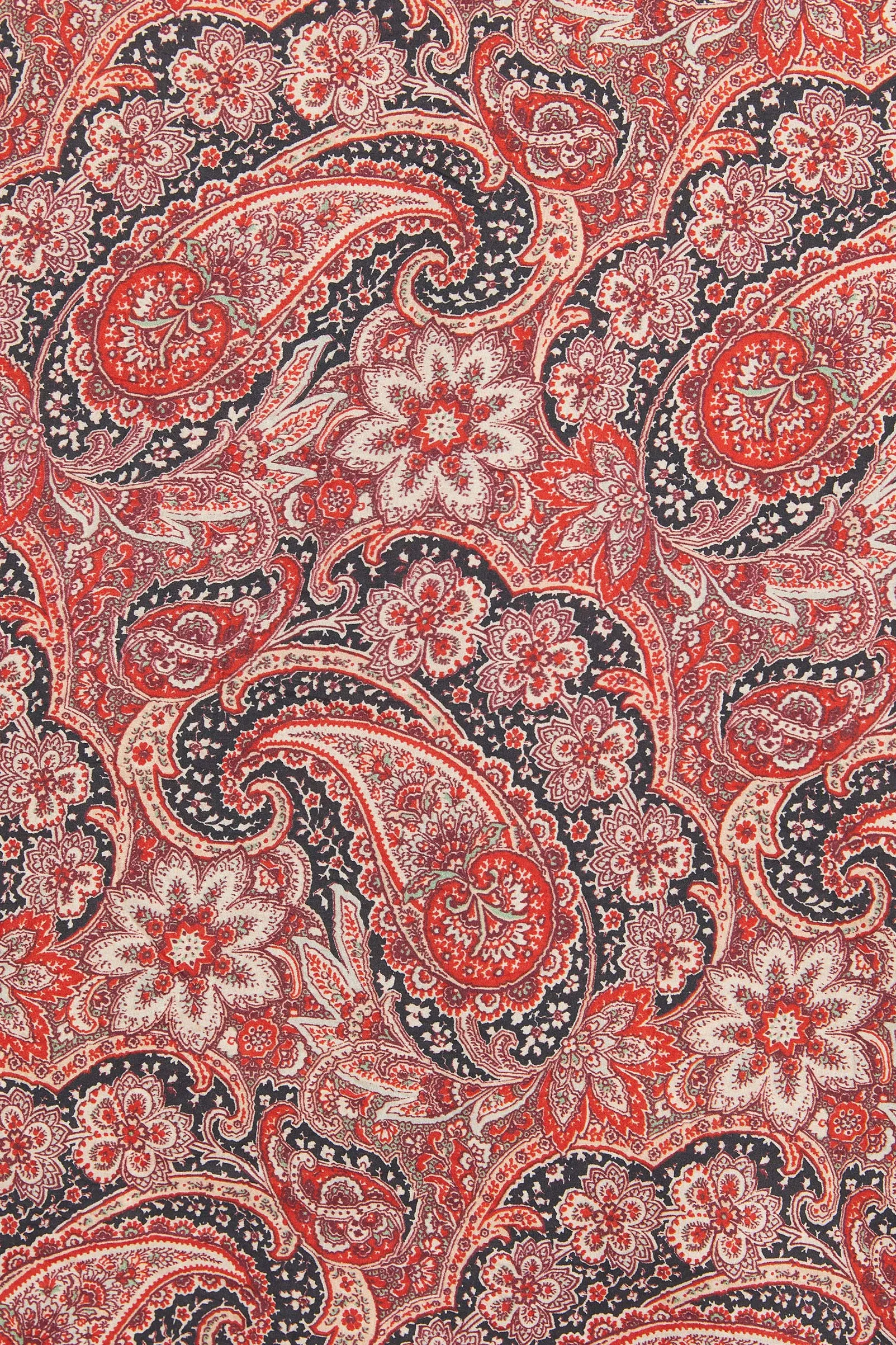 The Adelia Dress Extended | Wine Paisley sold by Christy Dawn product image thumbnail 5