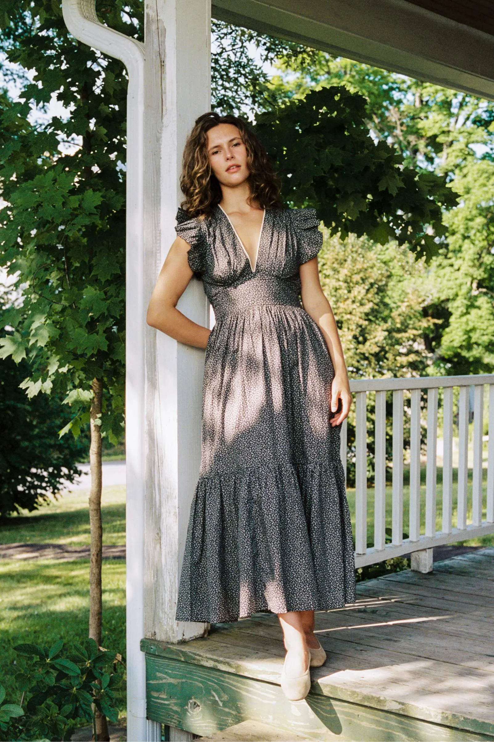 The Aurelia Dress | Midnight Floral sold by Christy Dawn product image thumbnail 2