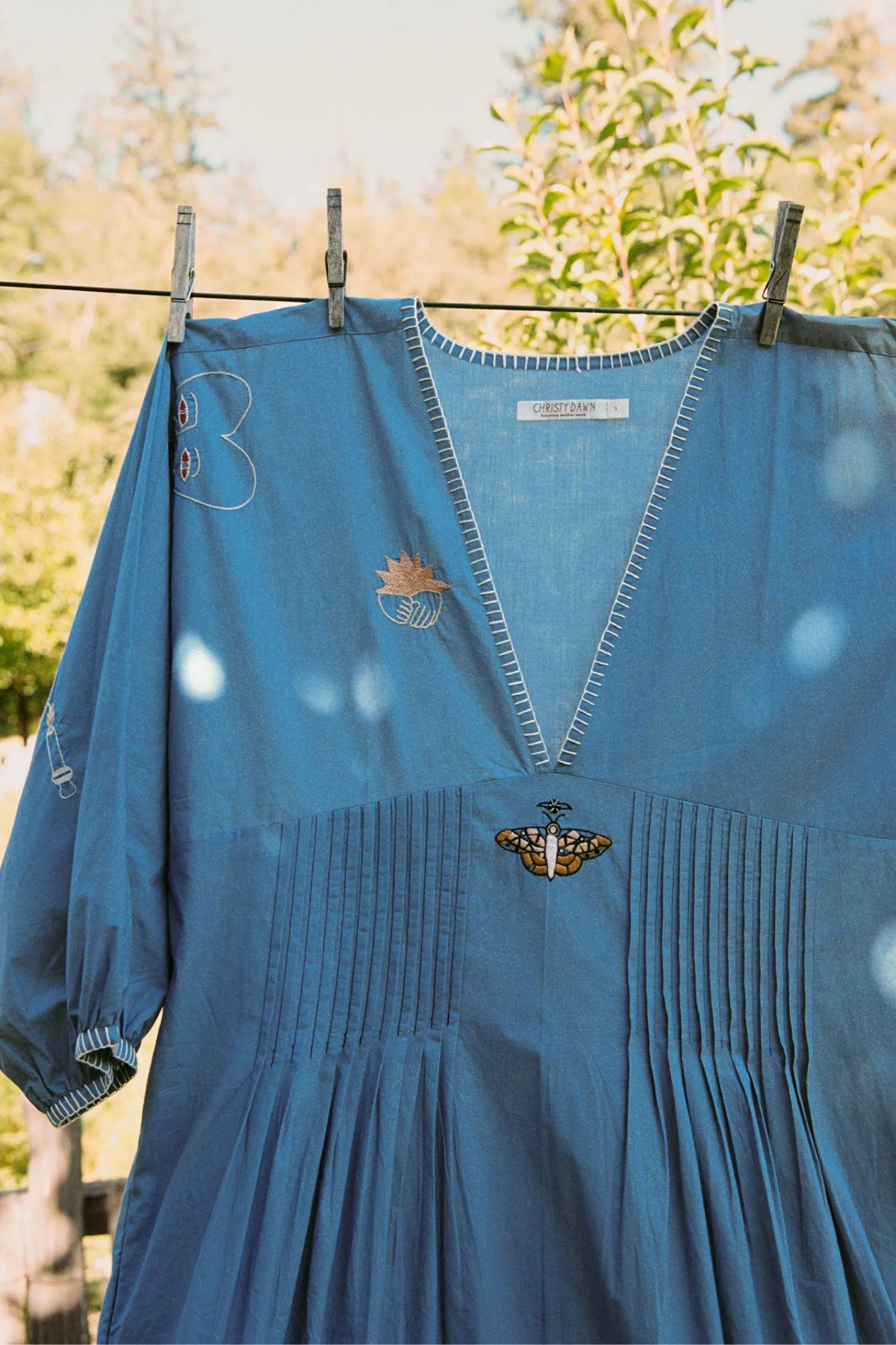 The Antonia Dress | Indigo sold by Christy Dawn product image thumbnail 4
