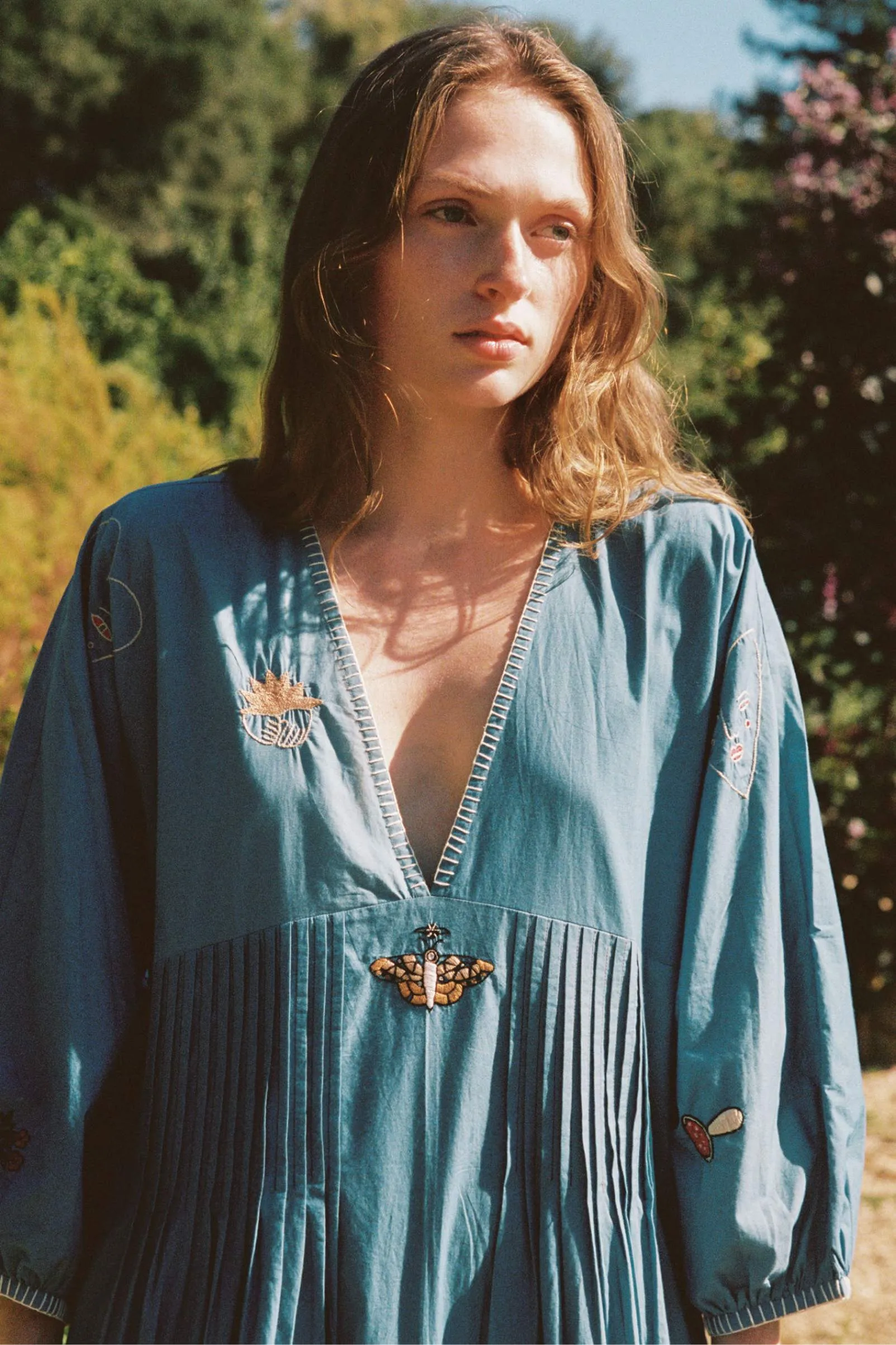 The Antonia Dress | Indigo sold by Christy Dawn product image thumbnail 2