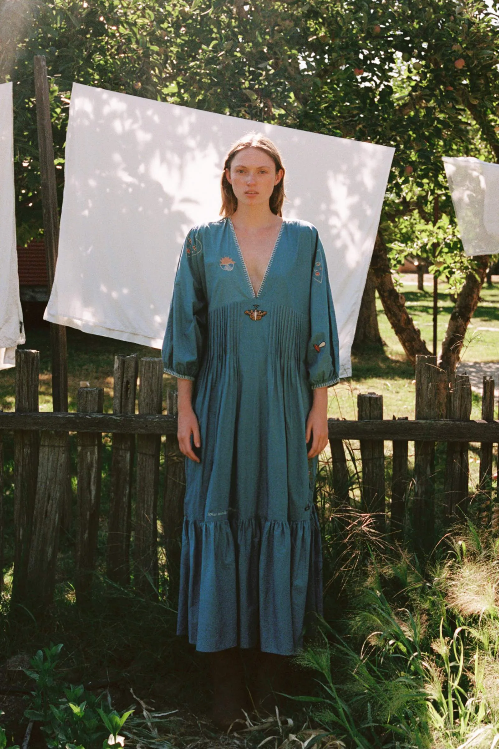 The Antonia Dress | Indigo sold by Christy Dawn product image thumbnail 3