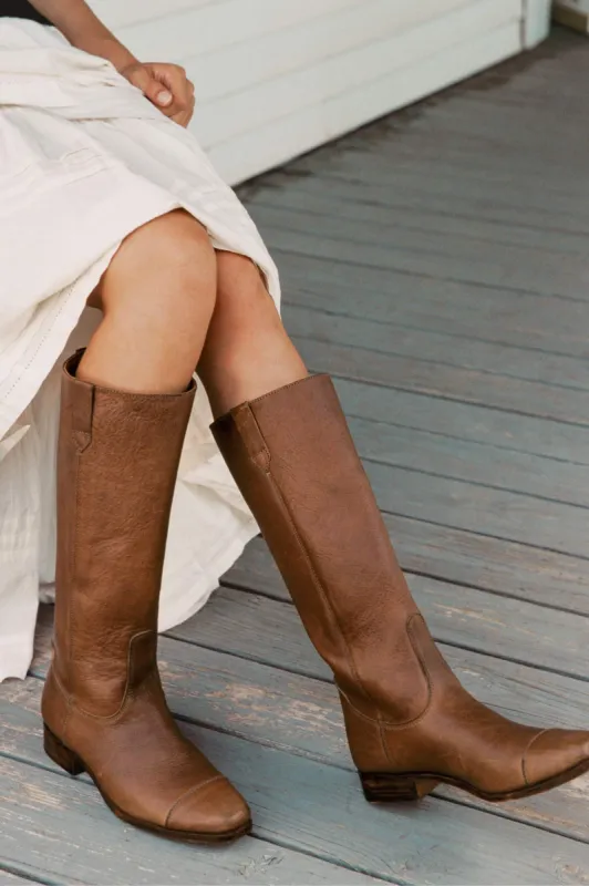 The Yoko Boot | Brown sold by Christy Dawn