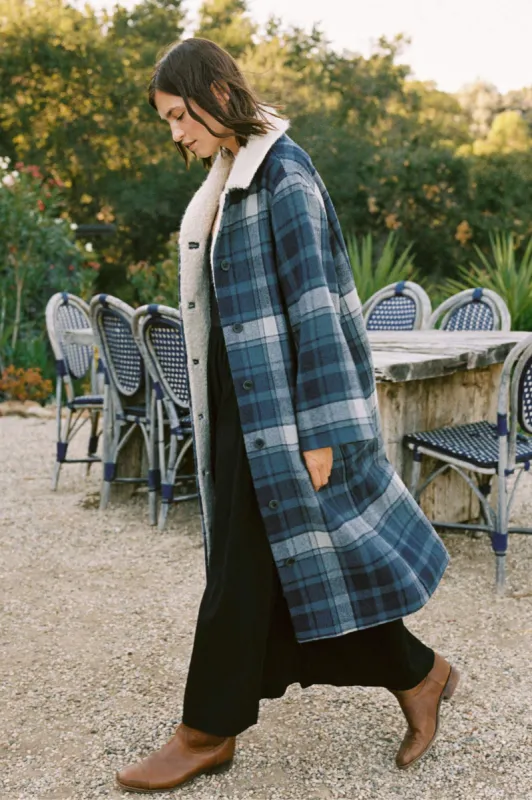 The Eleanor Coat | Rain Plaid sold by Christy Dawn