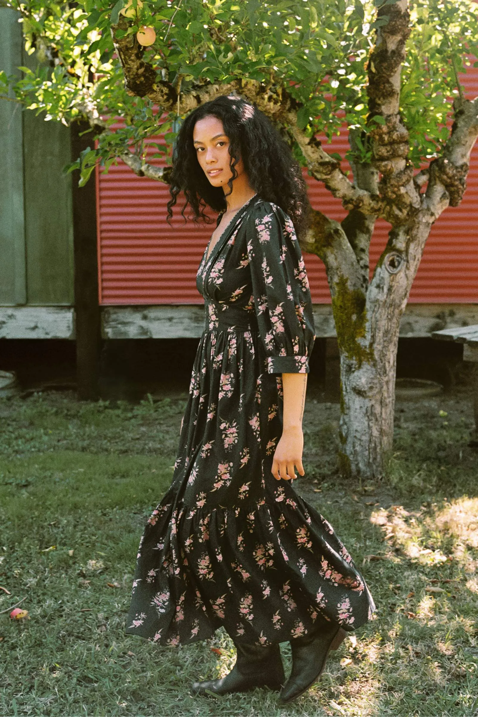 The Brigitte Dress | Night Bouquet sold by Christy Dawn product image thumbnail 3