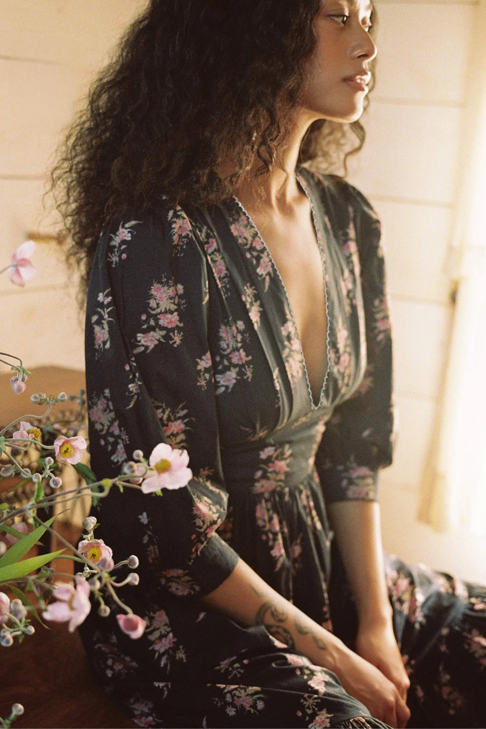 The Brigitte Dress | Night Bouquet sold by Christy Dawn product image thumbnail 2