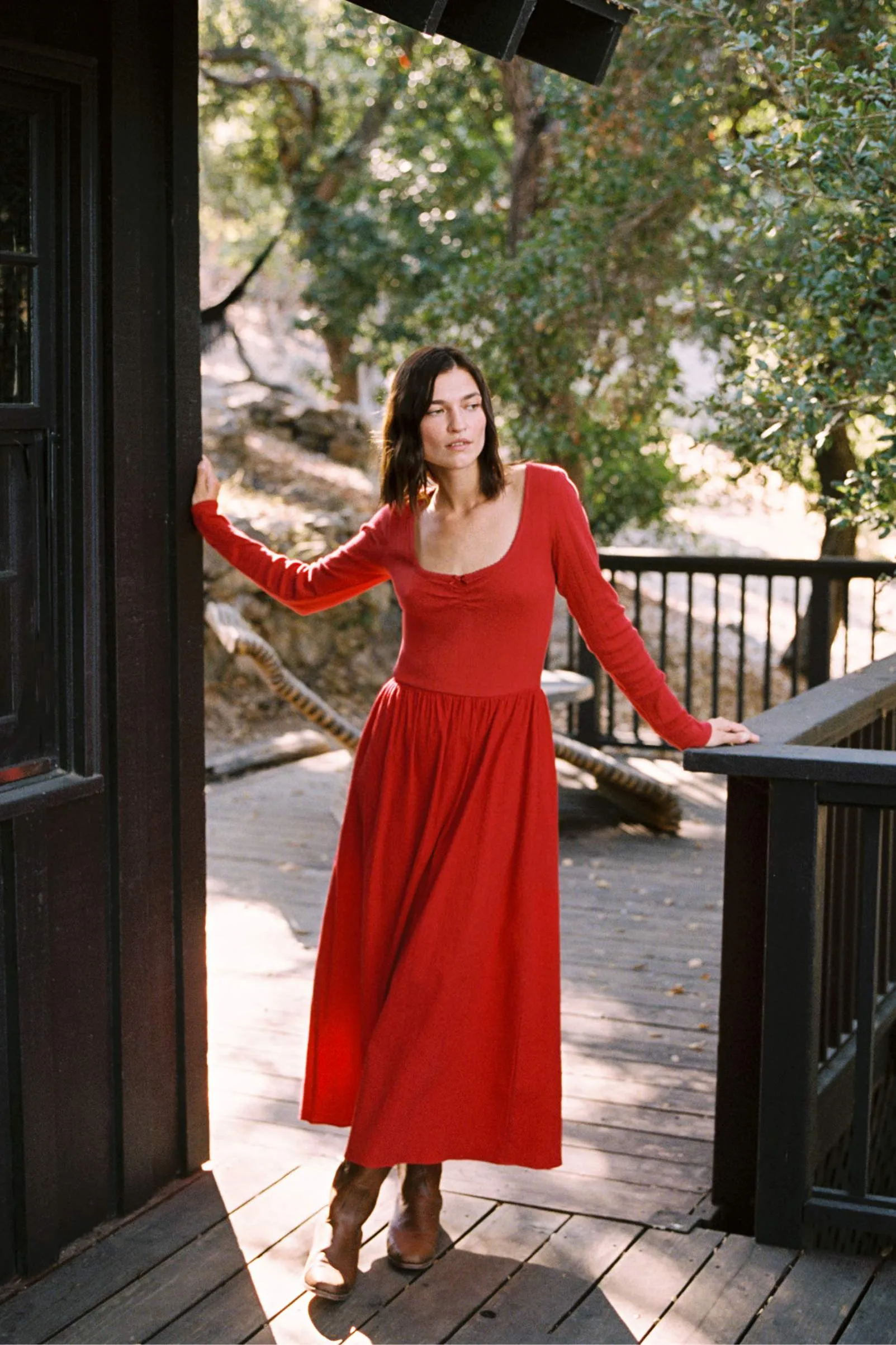 The Ramona Dress | Crimson sold by Christy Dawn product image thumbnail 3