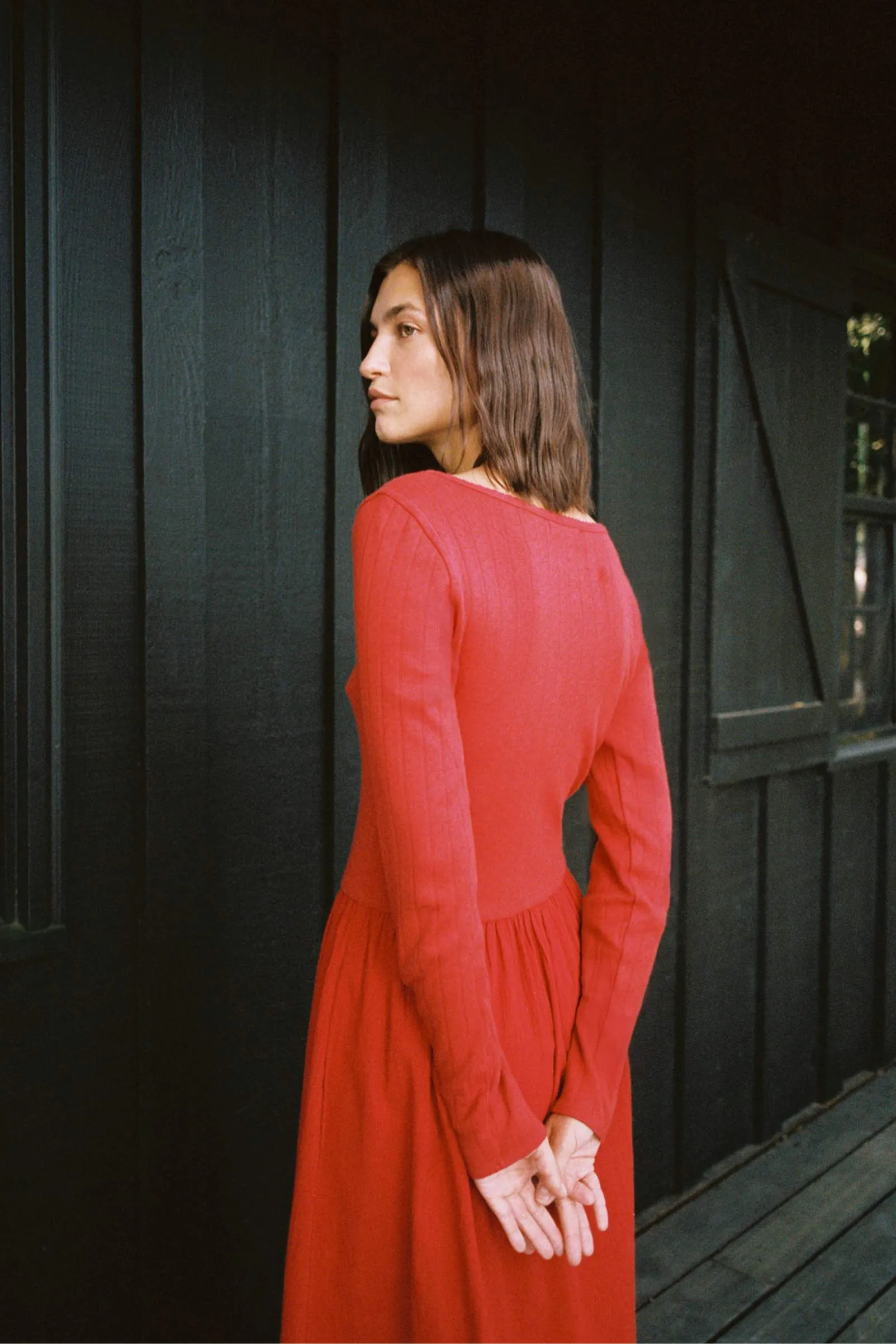 The Ramona Dress | Crimson sold by Christy Dawn product image thumbnail 4