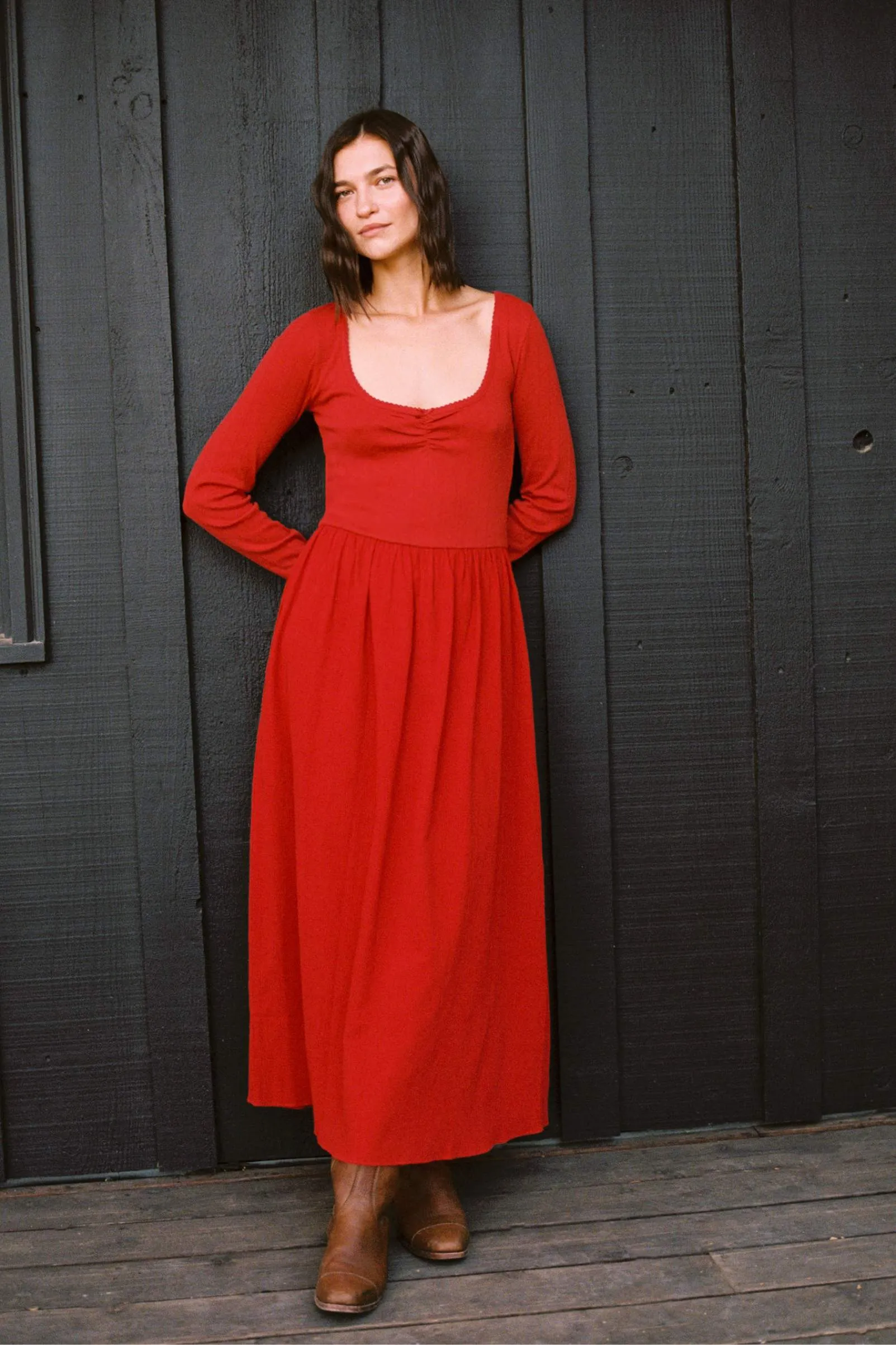 The Ramona Dress | Crimson sold by Christy Dawn product image thumbnail 2