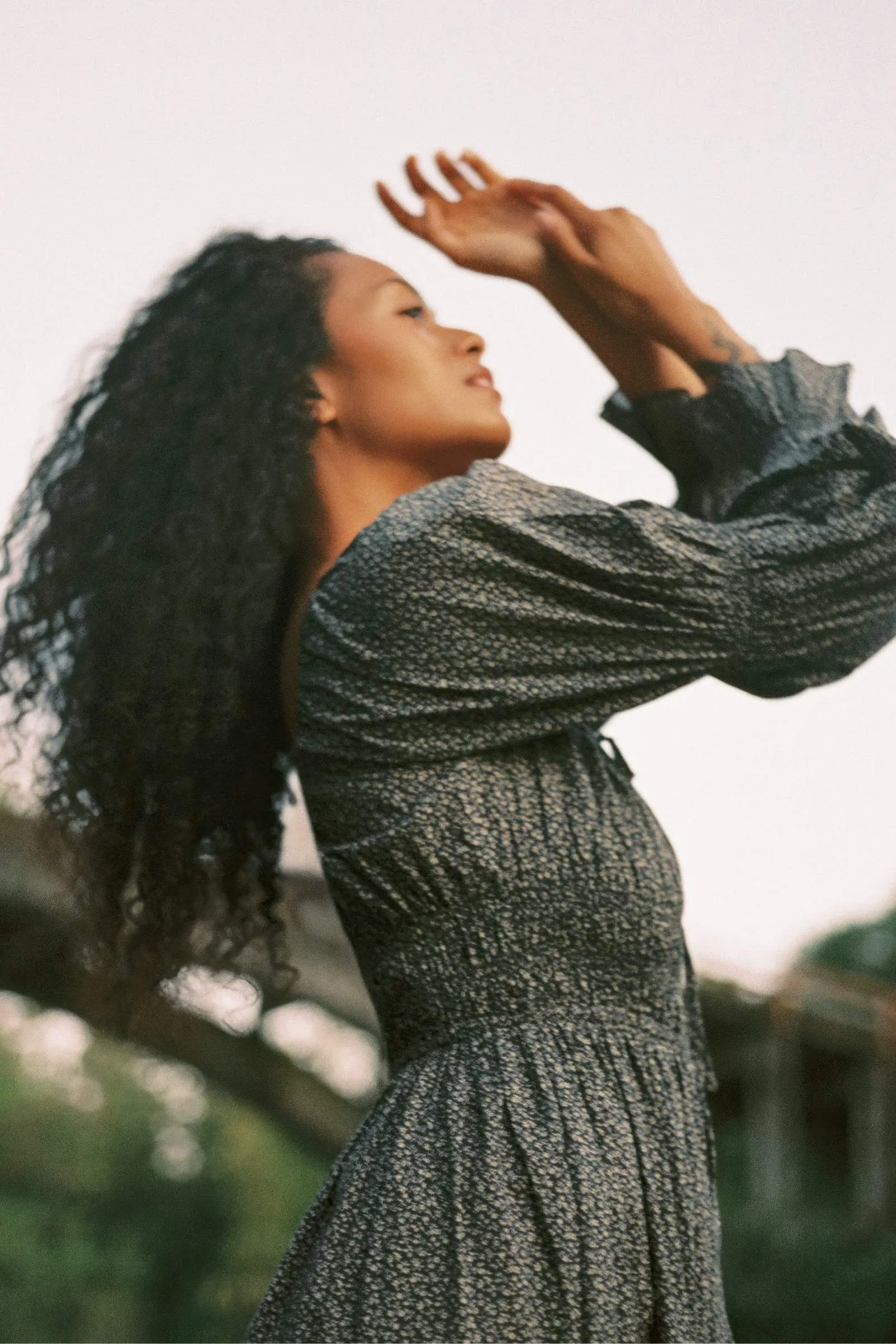 The Adelia Dress | Midnight Floral sold by Christy Dawn product image thumbnail 5