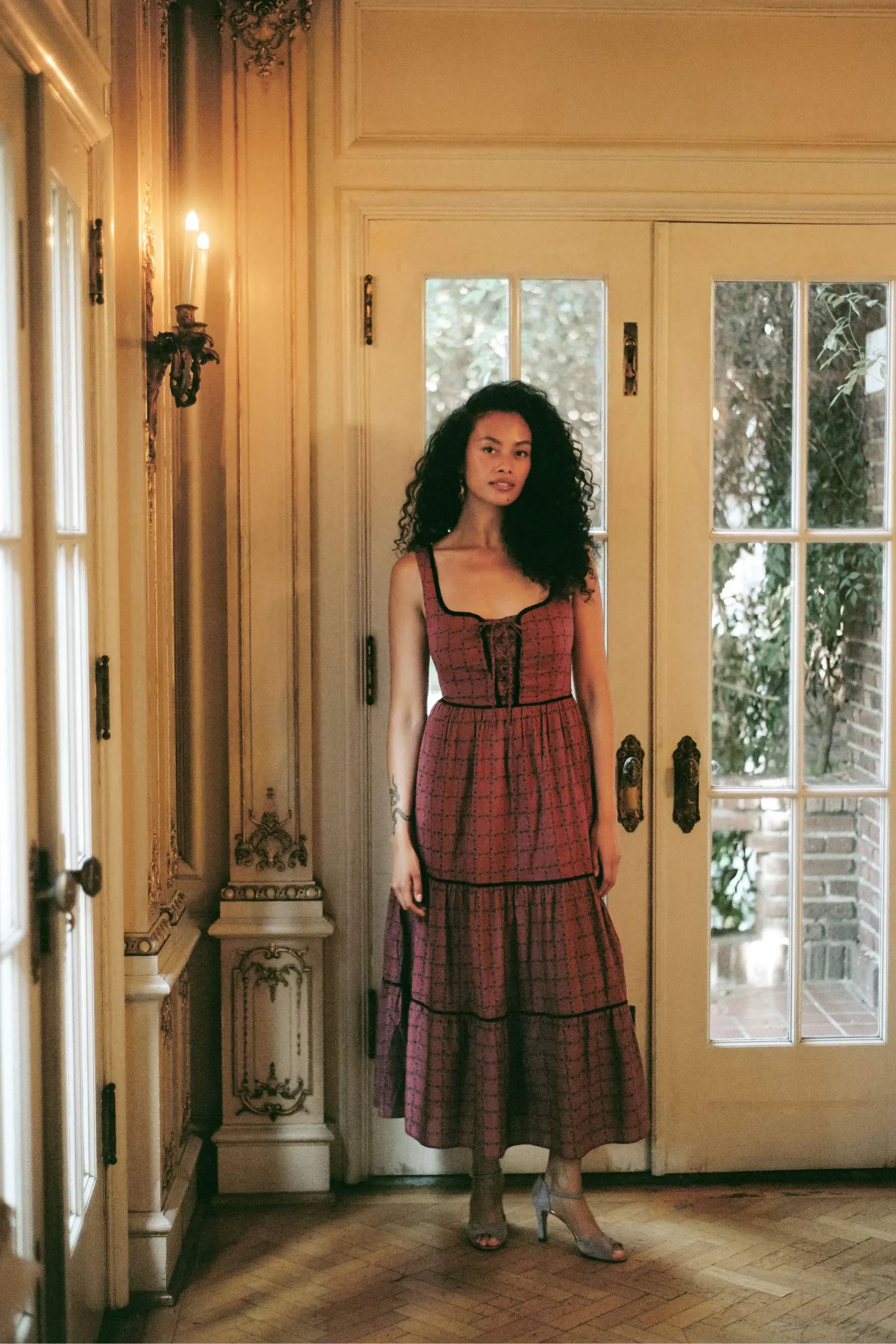 The Adele Dress | Crimson Trellis sold by Christy Dawn product image thumbnail 3