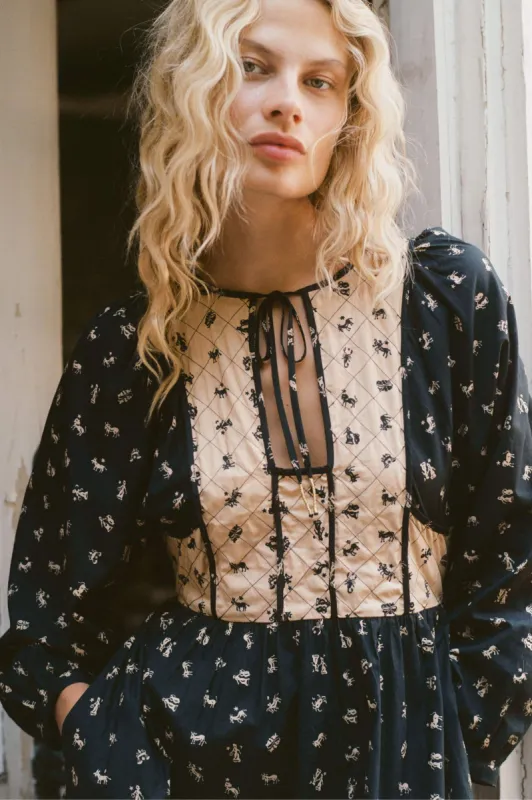 The Jenna Dress | Night Zodiac sold by Christy Dawn