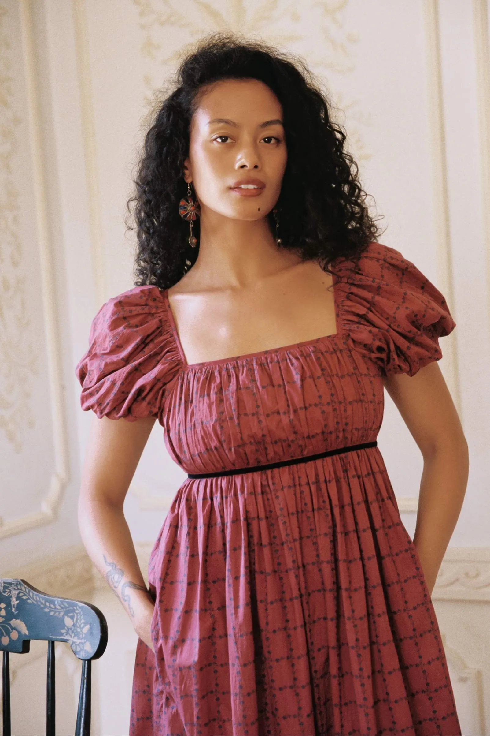 The Addison Dress | Crimson Trellis sold by Christy Dawn