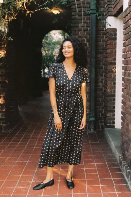 The Dawn Dress Petites | Night Zodiac sold by Christy Dawn