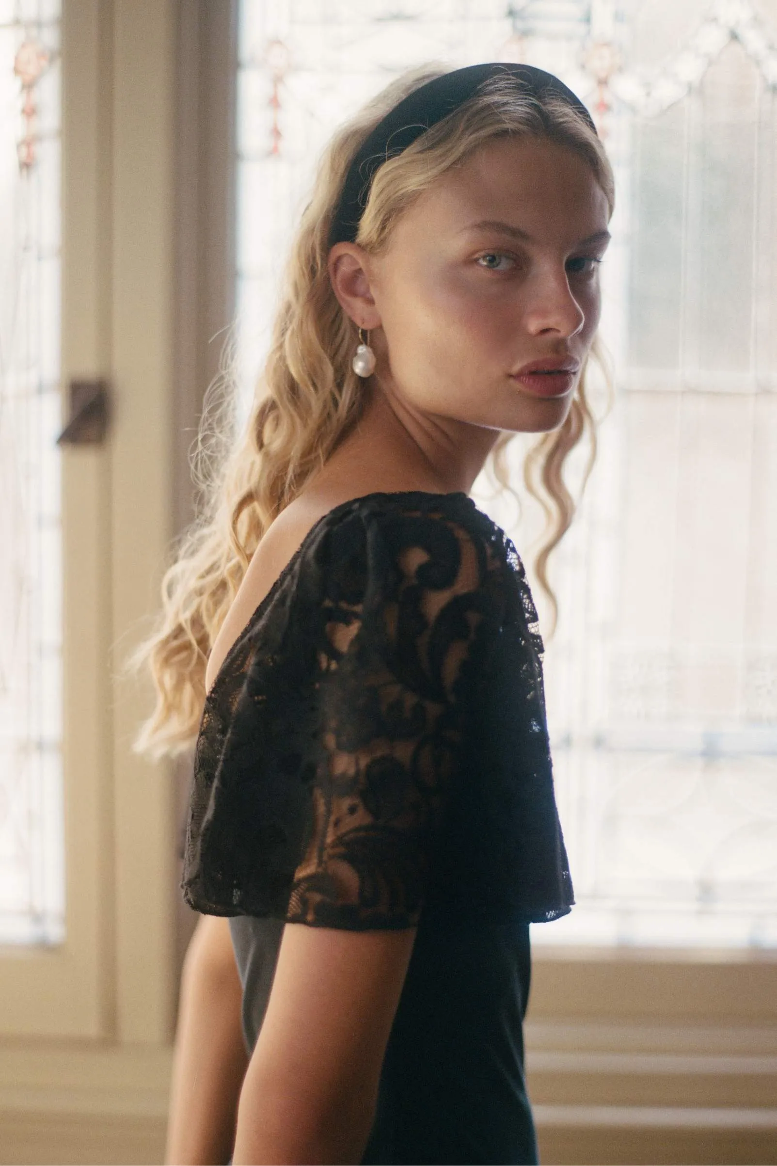 The Carmen Dress | Raven Silk sold by Christy Dawn product image thumbnail 3