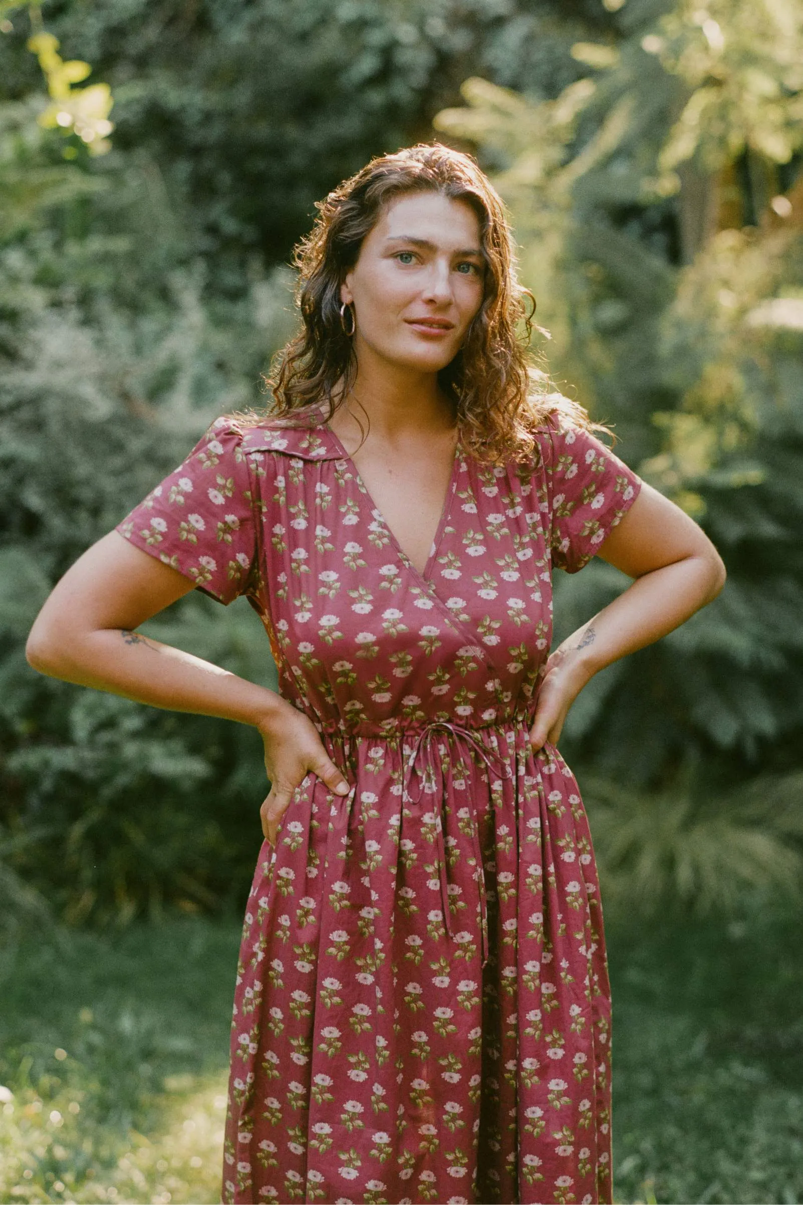 The Simple Dawn Dress | Antique Lotus Red sold by Christy Dawn product image thumbnail 5
