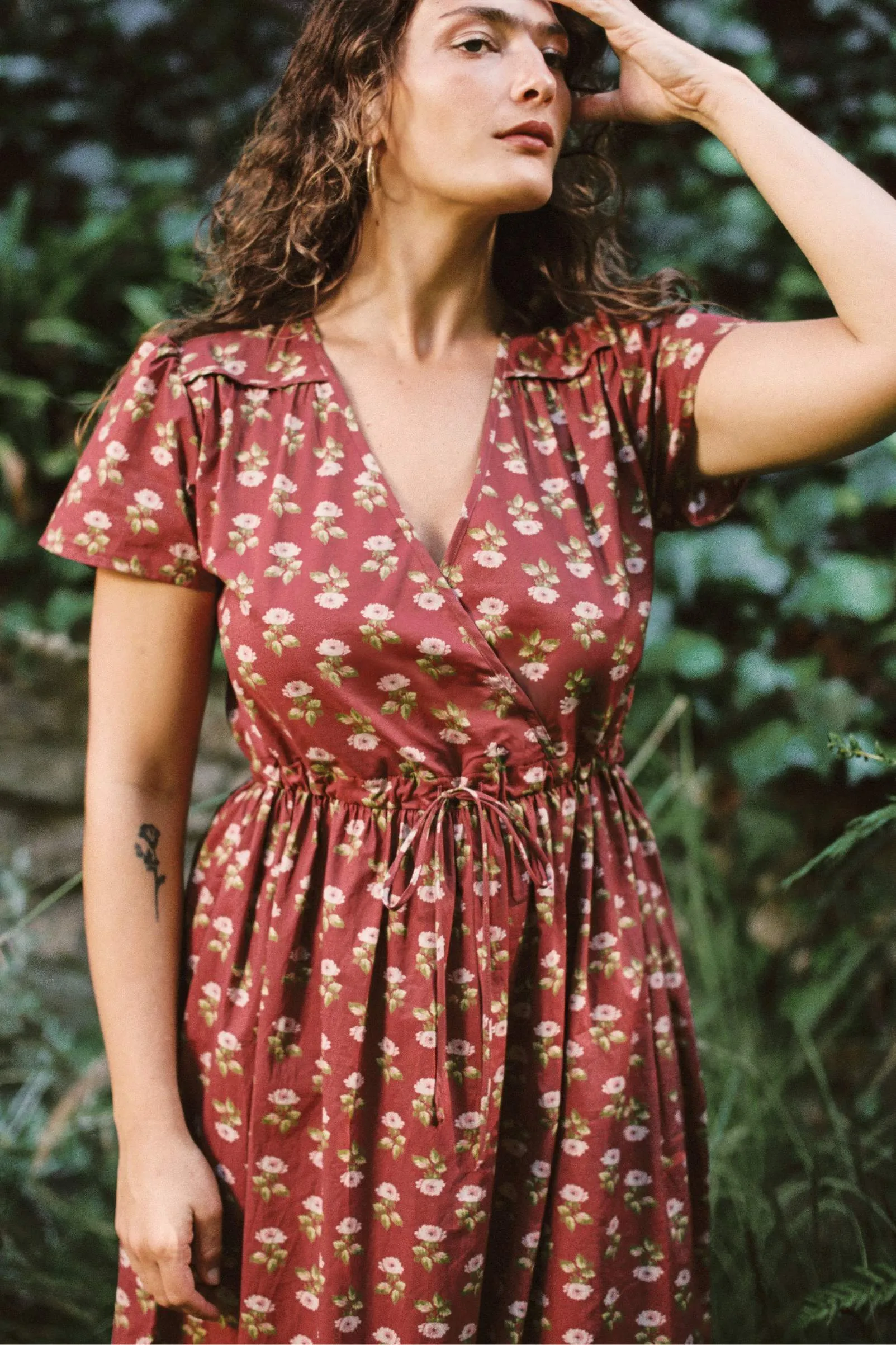 The Simple Dawn Dress | Antique Lotus Red sold by Christy Dawn product image thumbnail 2