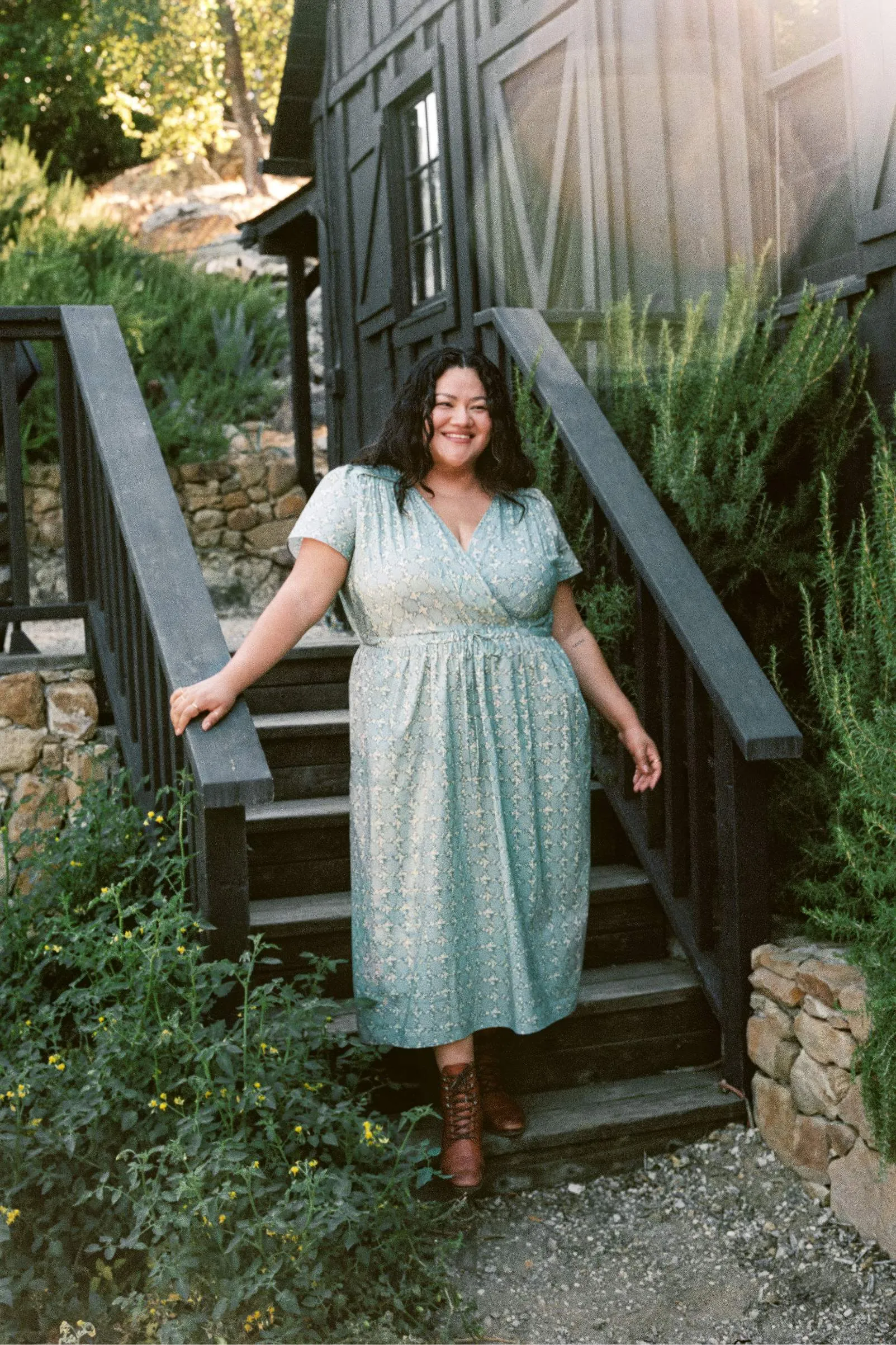 The Simple Dawn Dress Extended | Teal Trellis sold by Christy Dawn