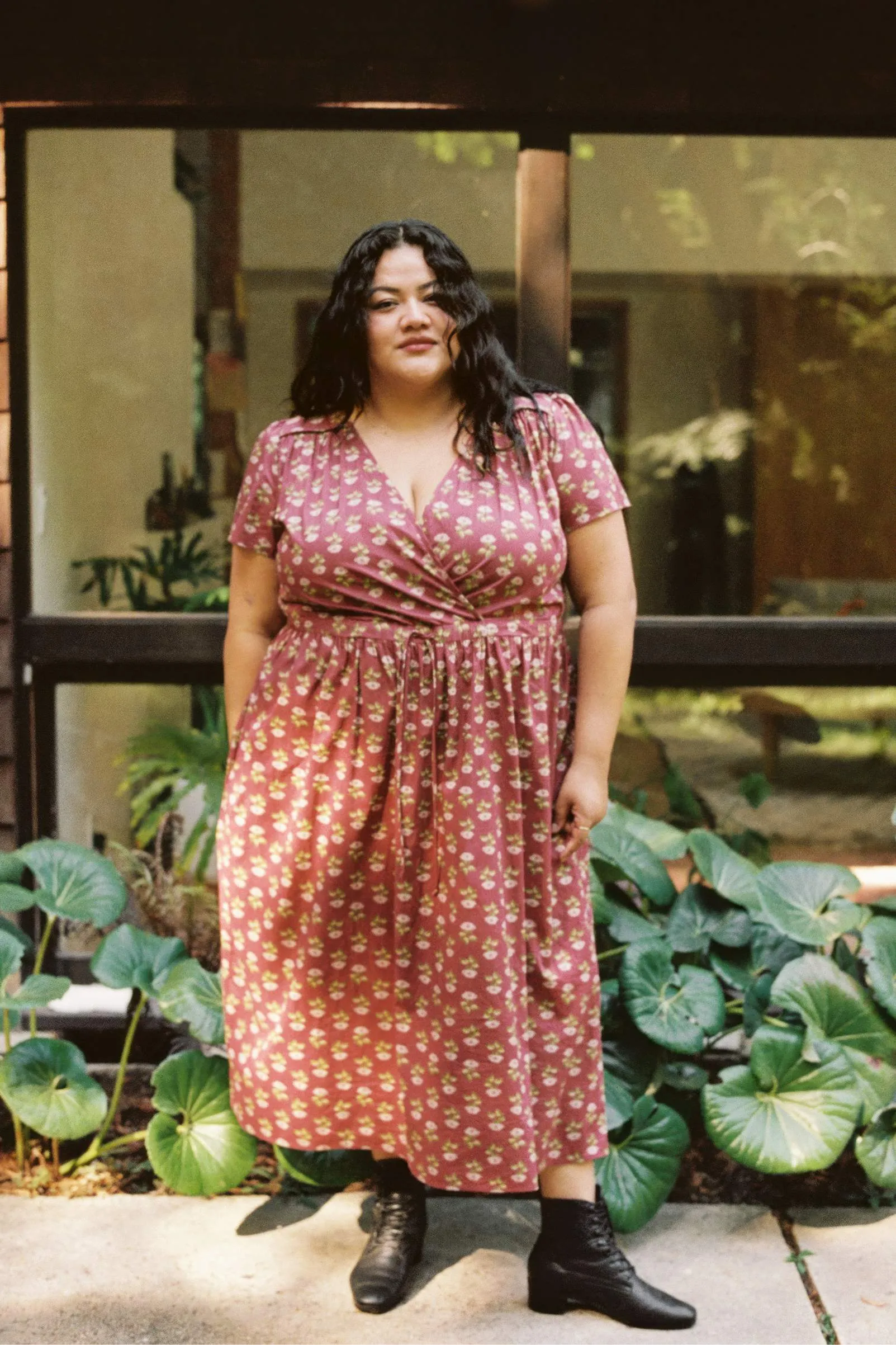 The Simple Dawn Dress Extended | Antique Lotus Red sold by Christy Dawn product image thumbnail 2