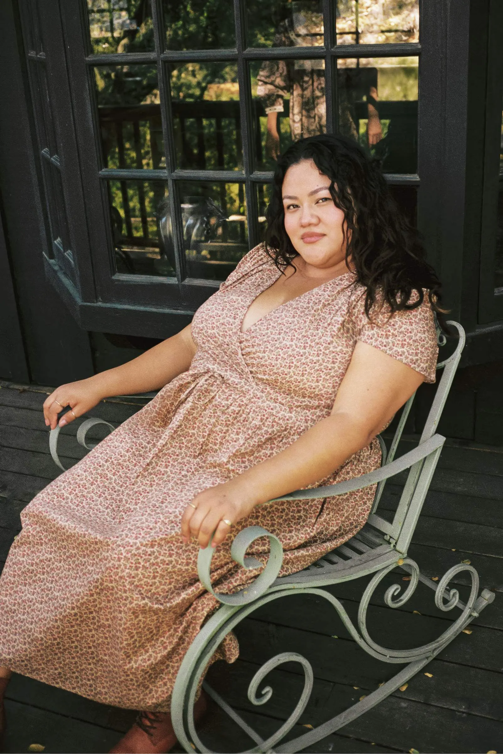 The Simple Dawn Dress Extended | Berry Ditsy Red sold by Christy Dawn