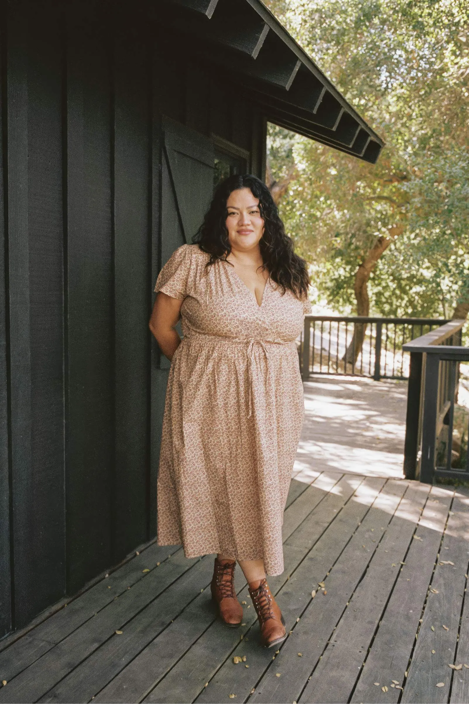 The Simple Dawn Dress Extended | Berry Ditsy Red sold by Christy Dawn product image thumbnail 4