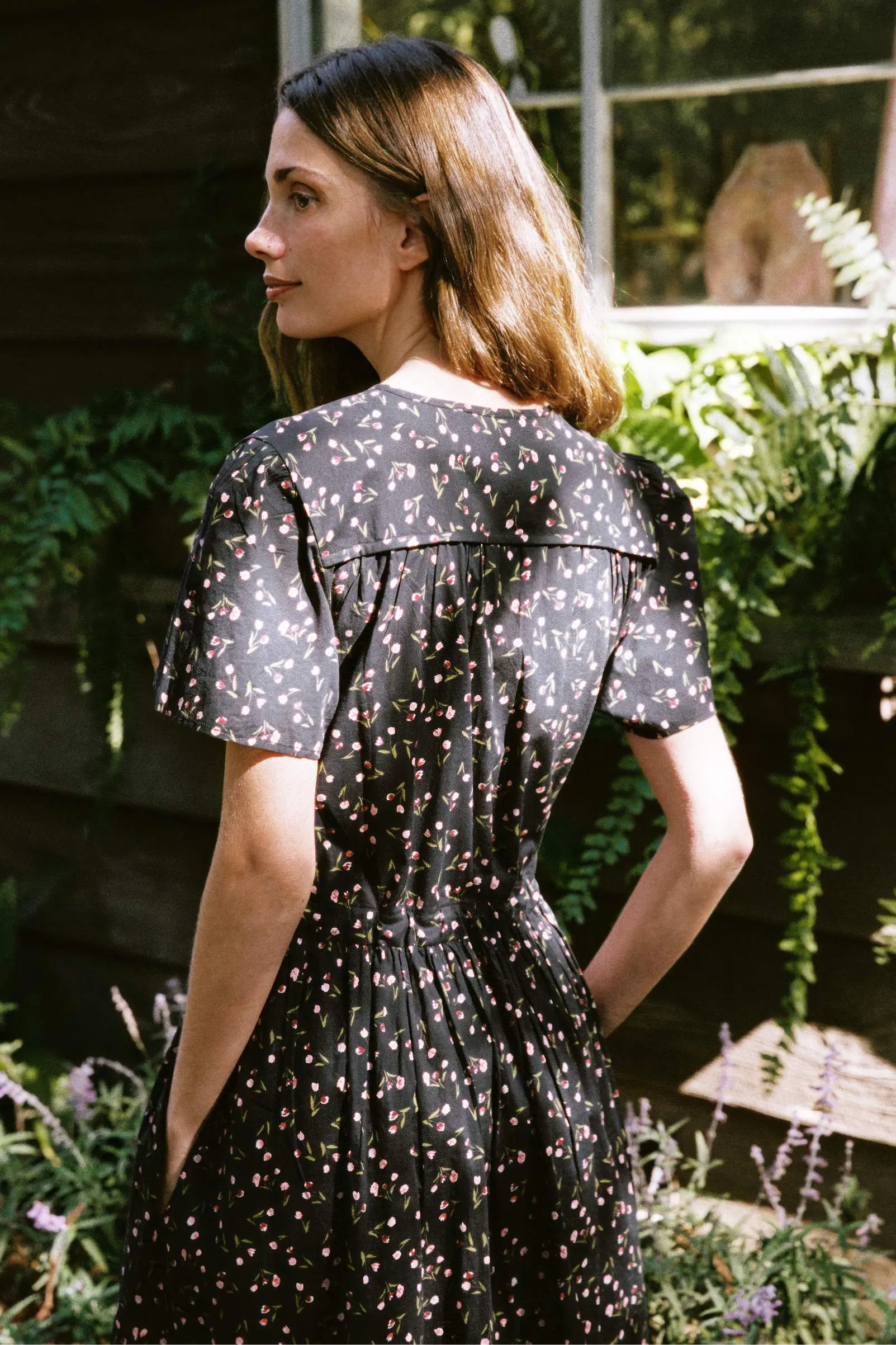 The Simple Dawn Dress | Noir Tulips sold by Christy Dawn product image thumbnail 3