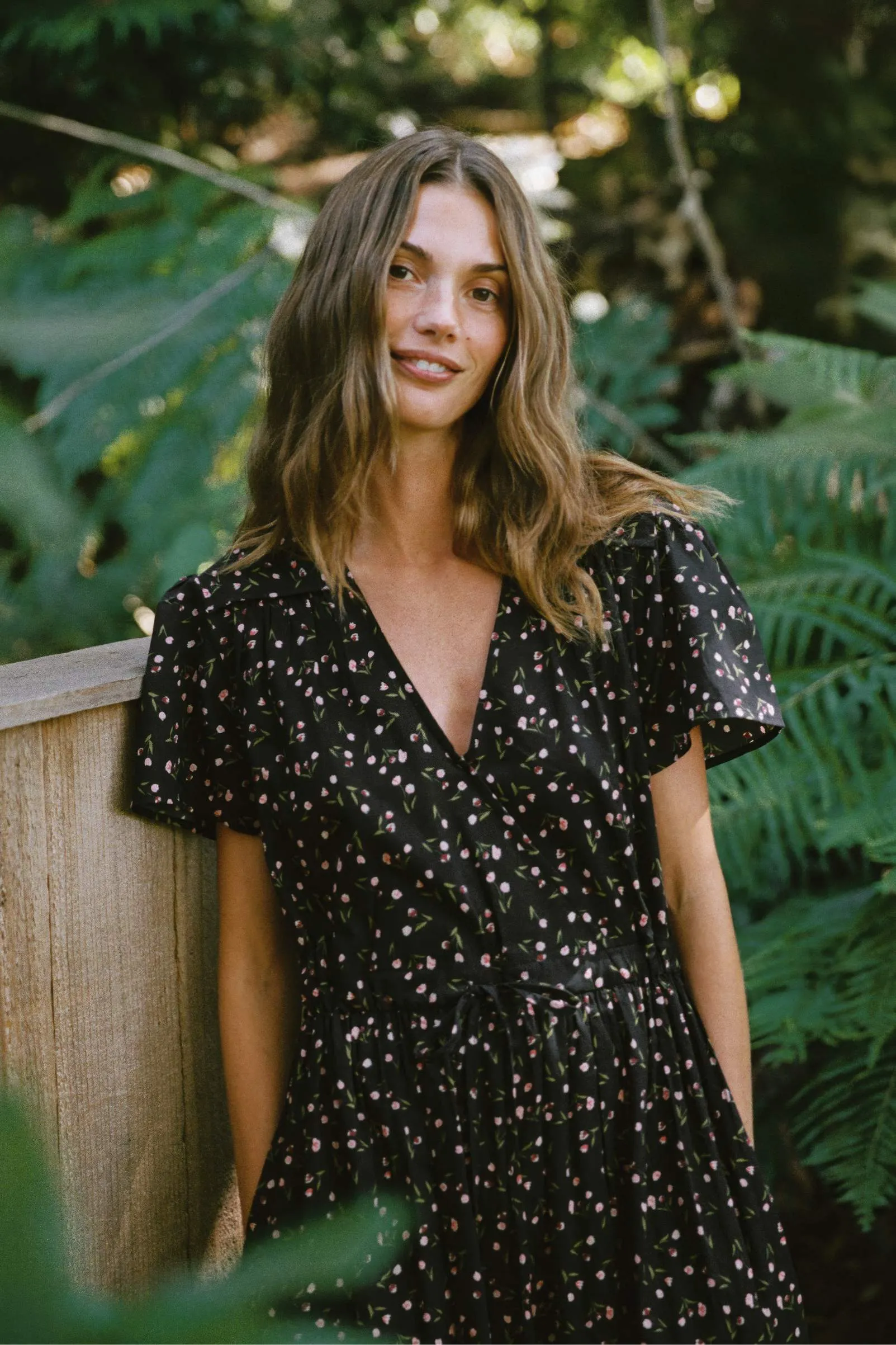 The Simple Dawn Dress | Noir Tulips sold by Christy Dawn product image thumbnail 4