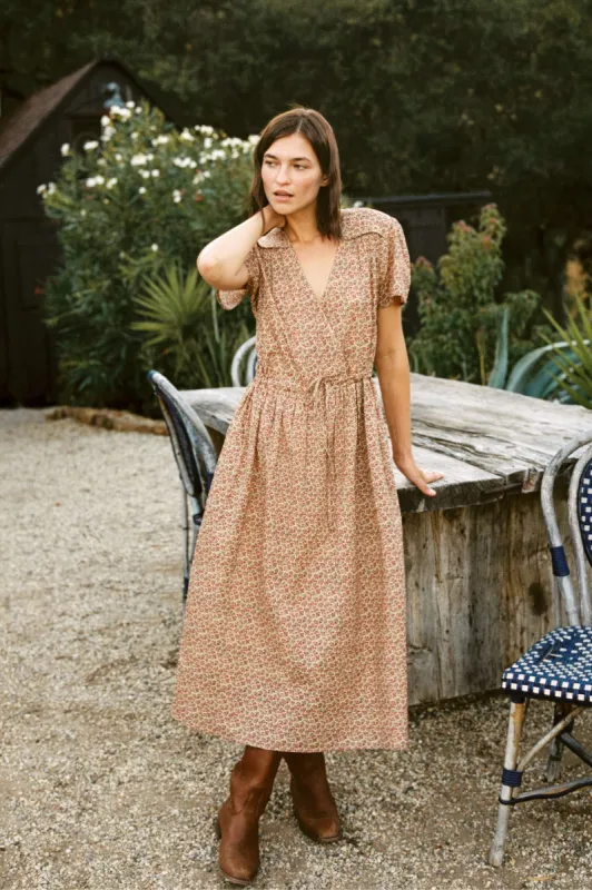 The Simple Dawn Dress | Berry Ditsy Red sold by Christy Dawn