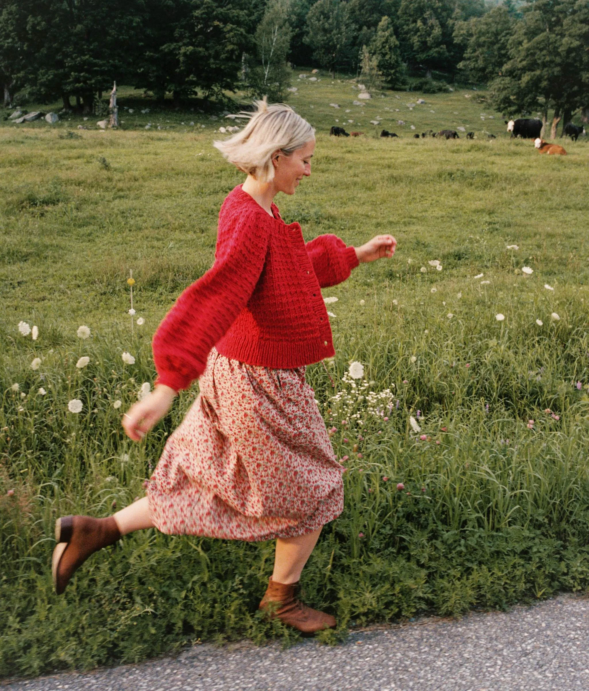 The Nola Cardigan | Crimson sold by Christy Dawn product image thumbnail 2