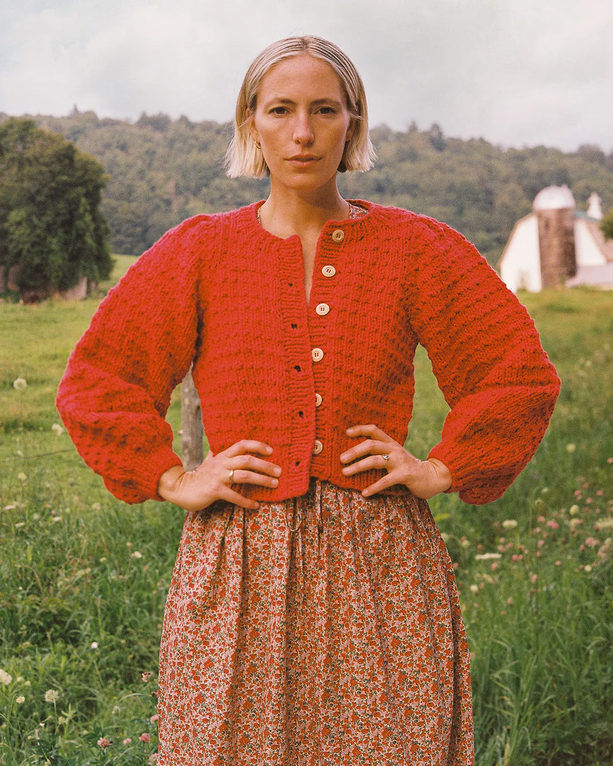 The Nola Cardigan | Crimson sold by Christy Dawn