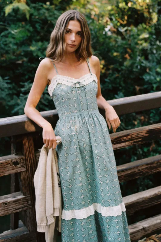 The Emma Dress | Teal Trellis sold by Christy Dawn