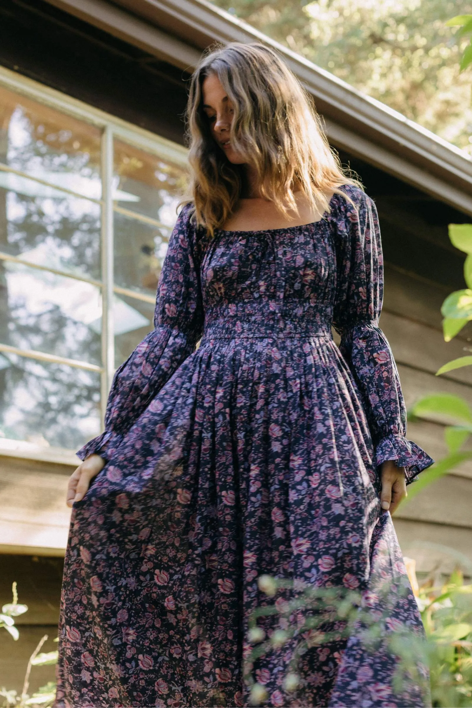 The Adelia Dress | Blooming Pomegranate sold by Christy Dawn product image thumbnail 2