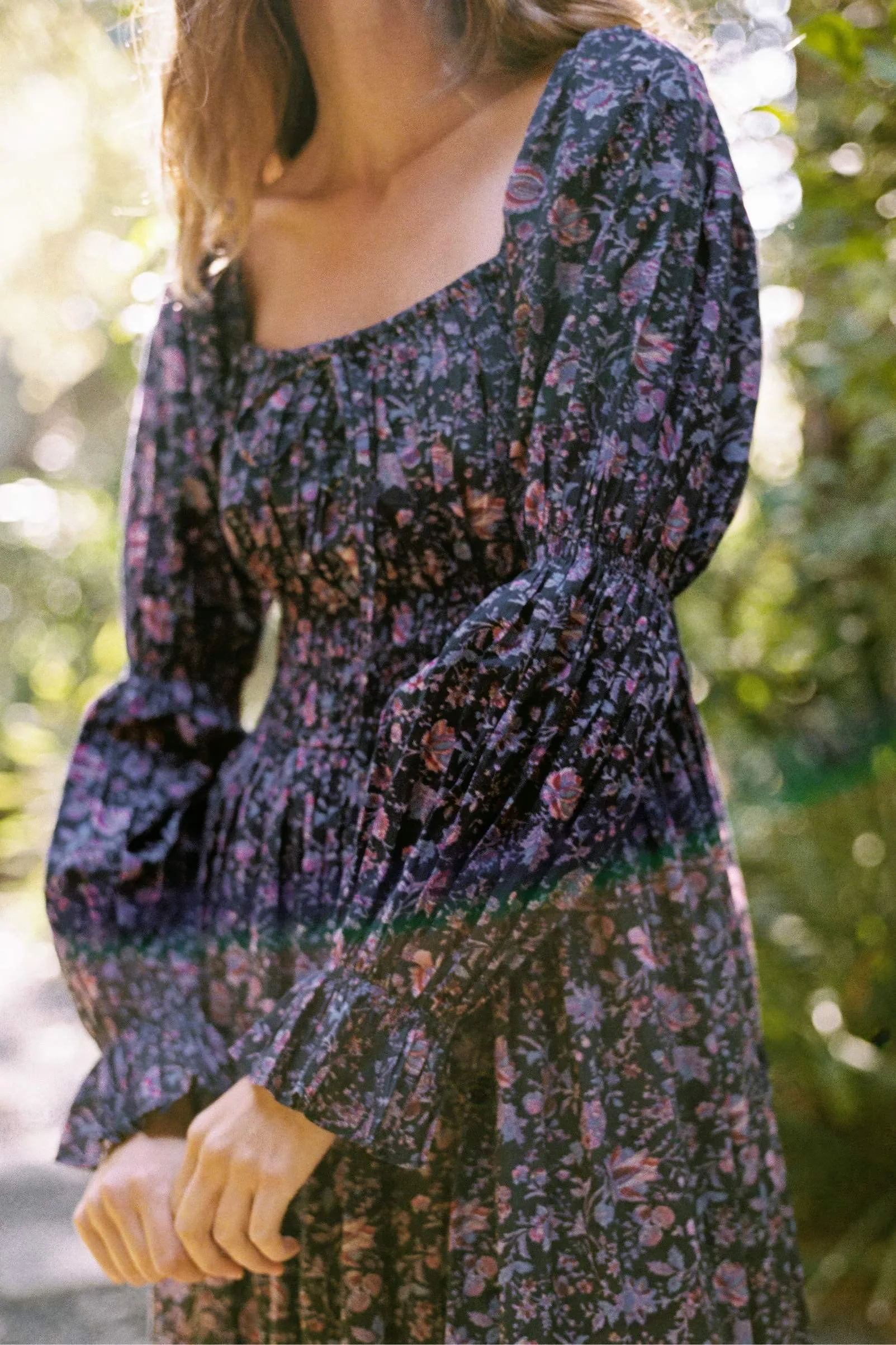 The Adelia Dress | Blooming Pomegranate sold by Christy Dawn product image thumbnail 4