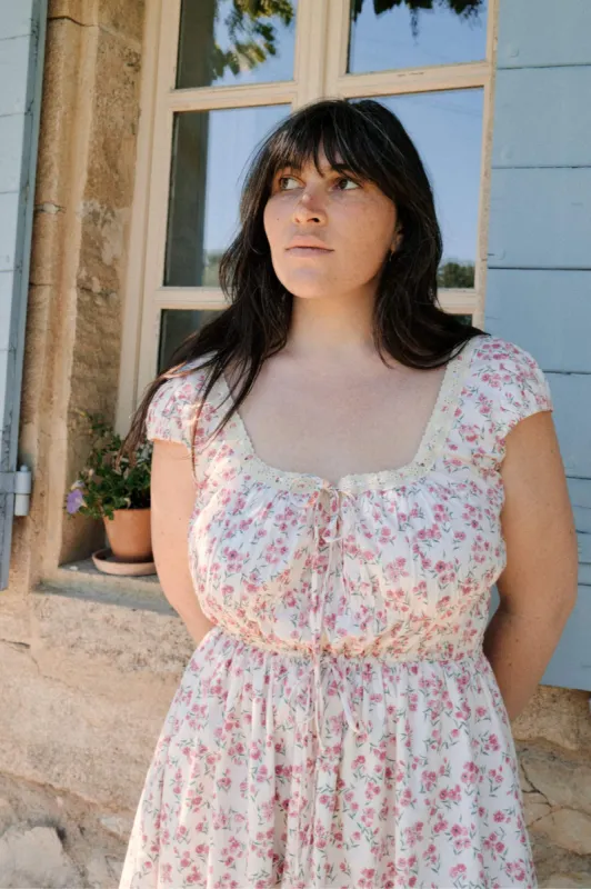 The Kelly Dress Extended | Garnet Tulips sold by Christy Dawn