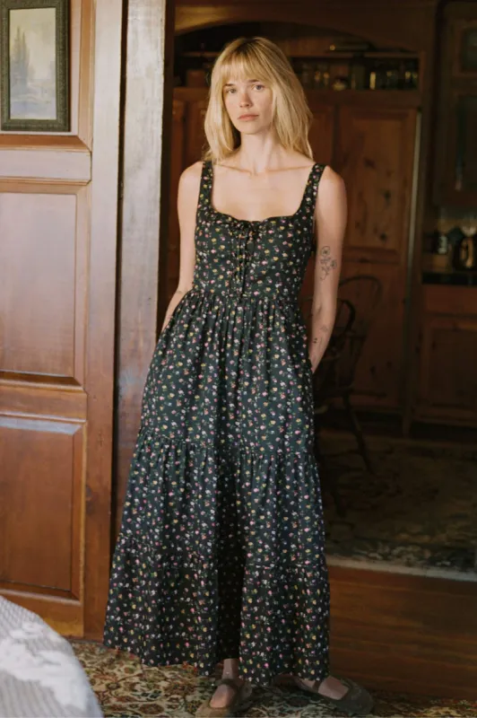 The Adele Dress | Night Garden sold by Christy Dawn