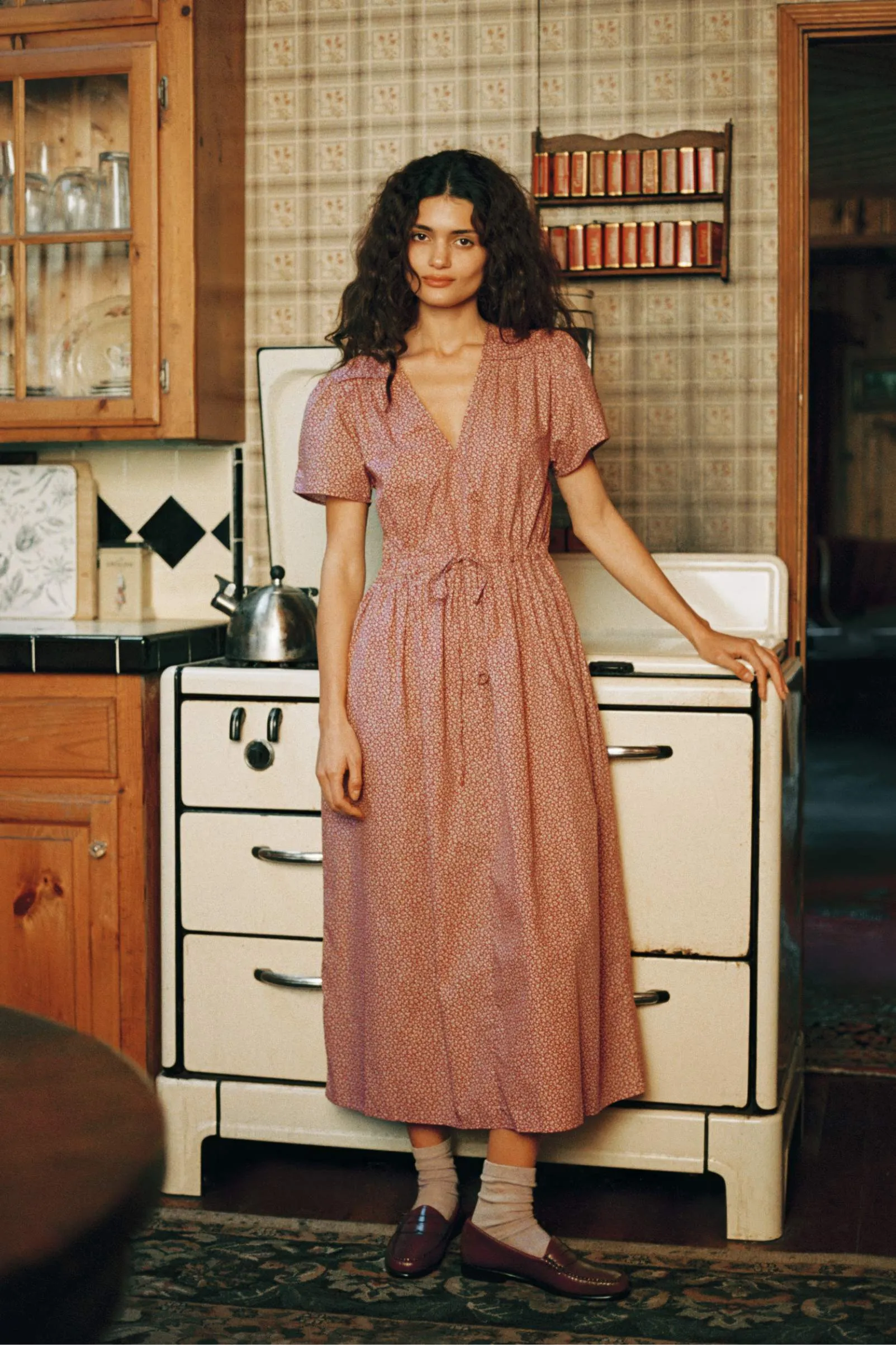 The Dawn Dress Petites | Heart Floral sold by Christy Dawn