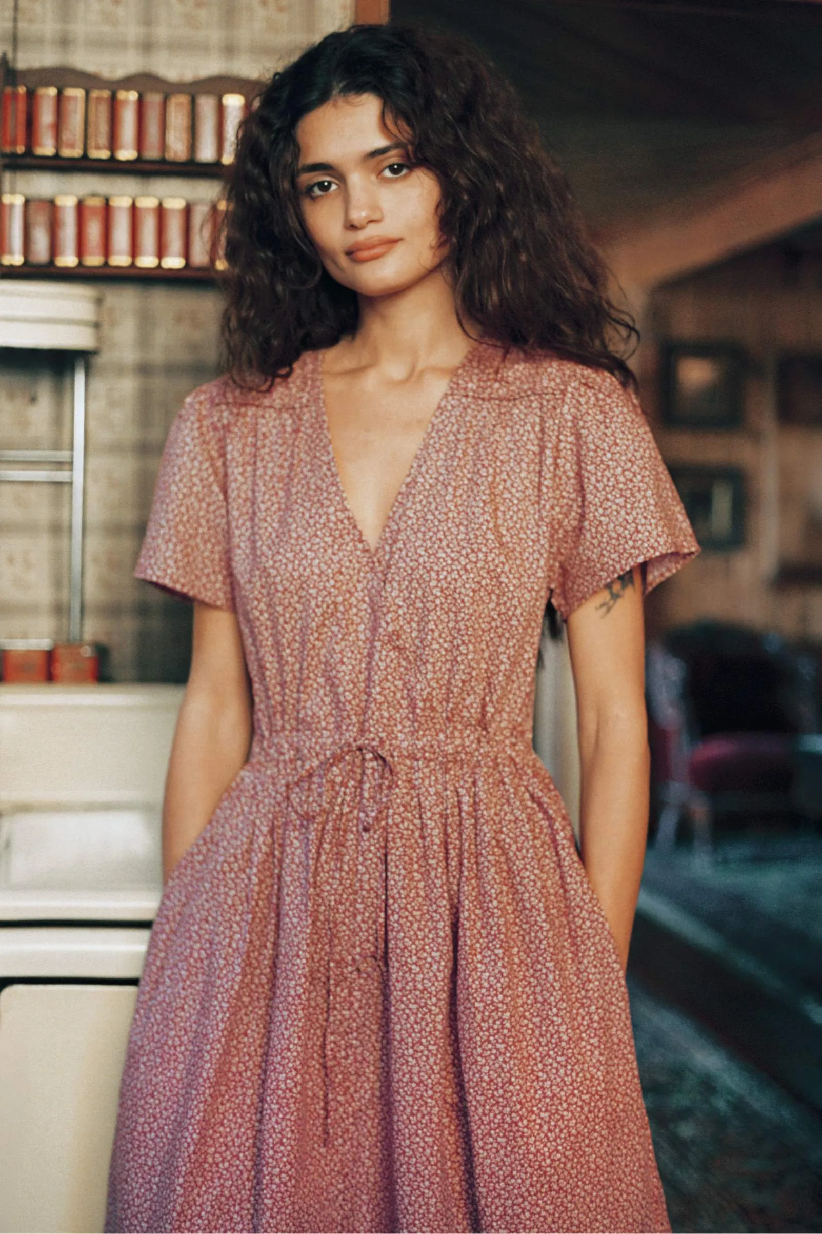 The Dawn Dress Petites | Heart Floral sold by Christy Dawn product image thumbnail 4