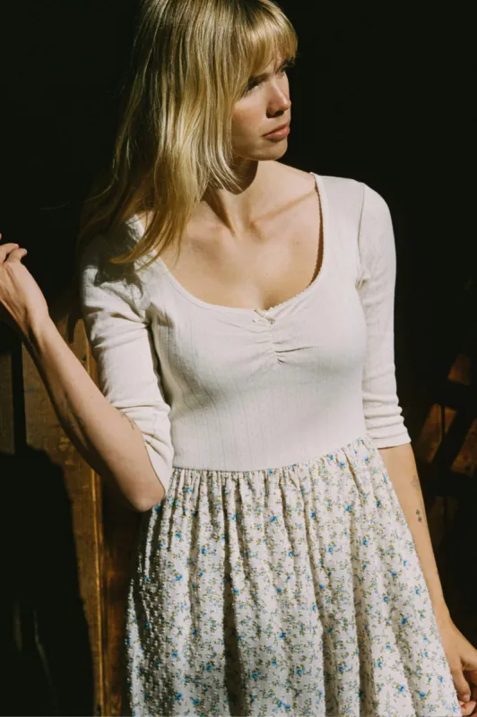 The Evelyn Dress | Sea Spray sold by Christy Dawn