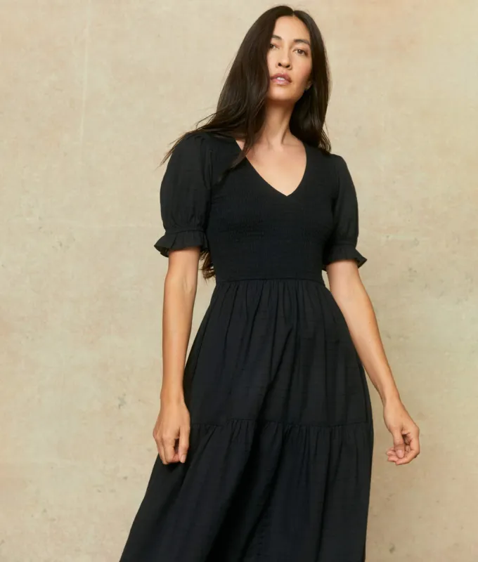 The Brooklyn Dress Petites | Night Waffle sold by Christy Dawn