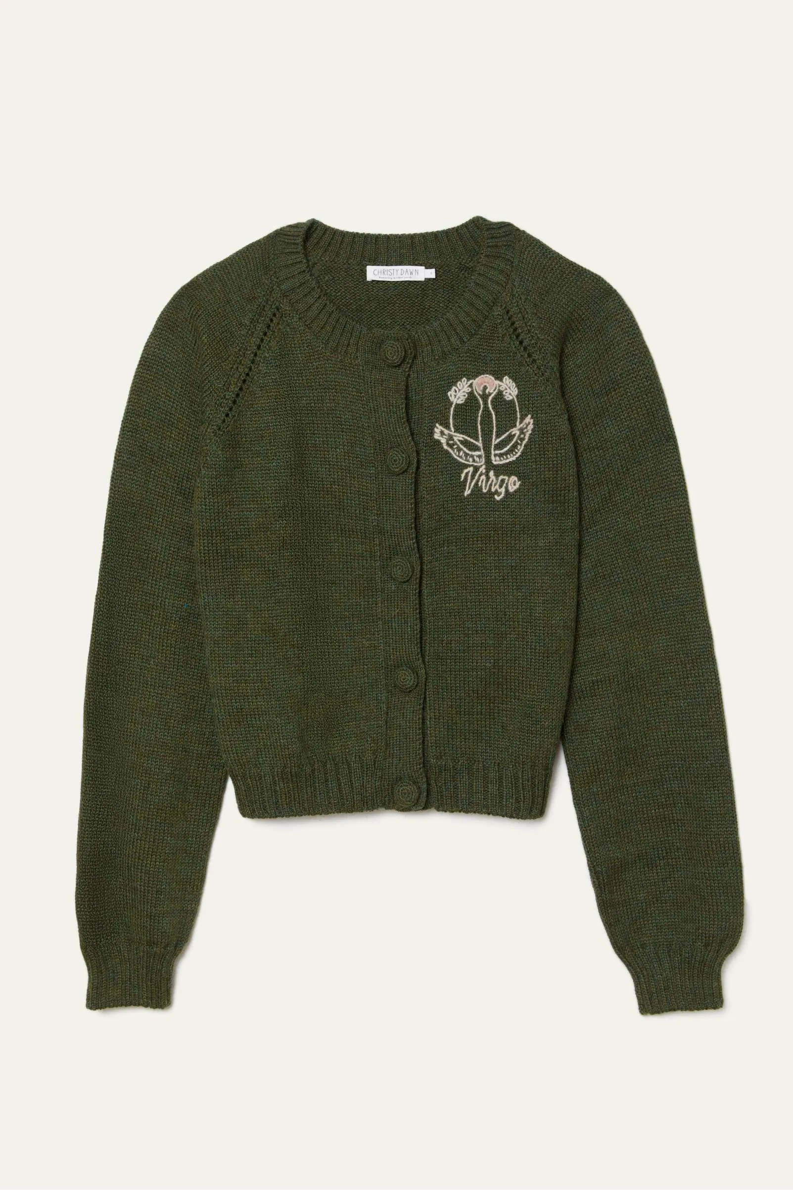 The Astral Cardigan | Virgo Emerald sold by Christy Dawn product image thumbnail 3