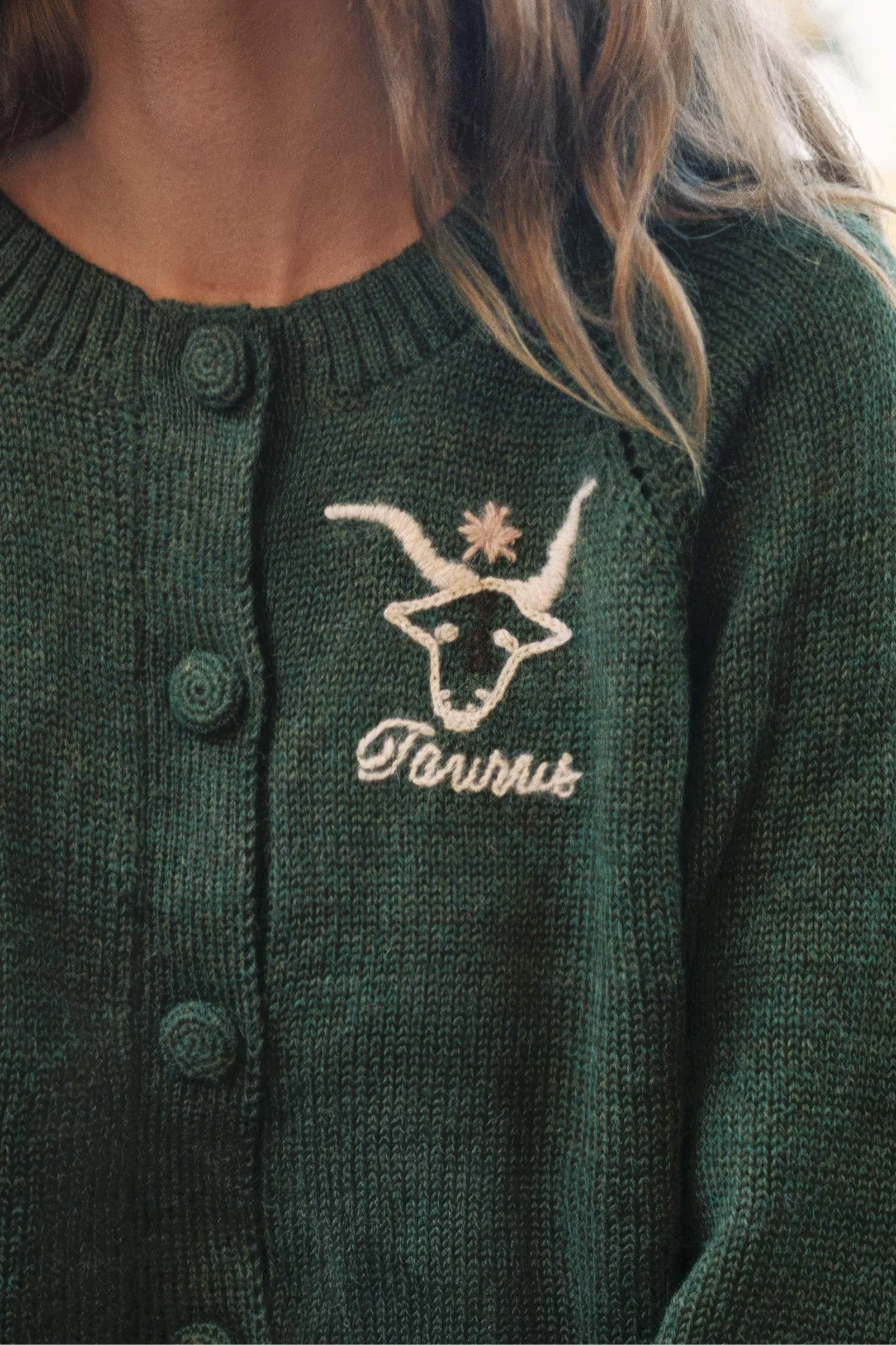 The Astral Cardigan | Taurus Emerald sold by Christy Dawn product image thumbnail 2