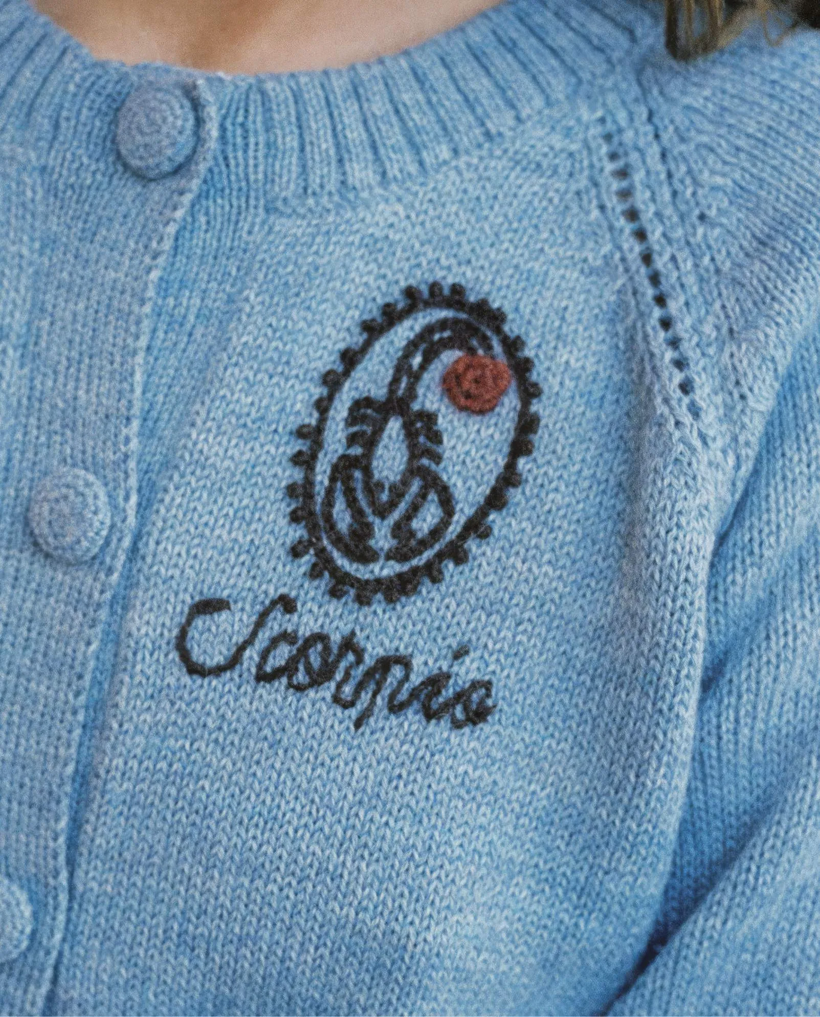 The Astral Cardigan | Scorpio Lapis sold by Christy Dawn product image thumbnail 4